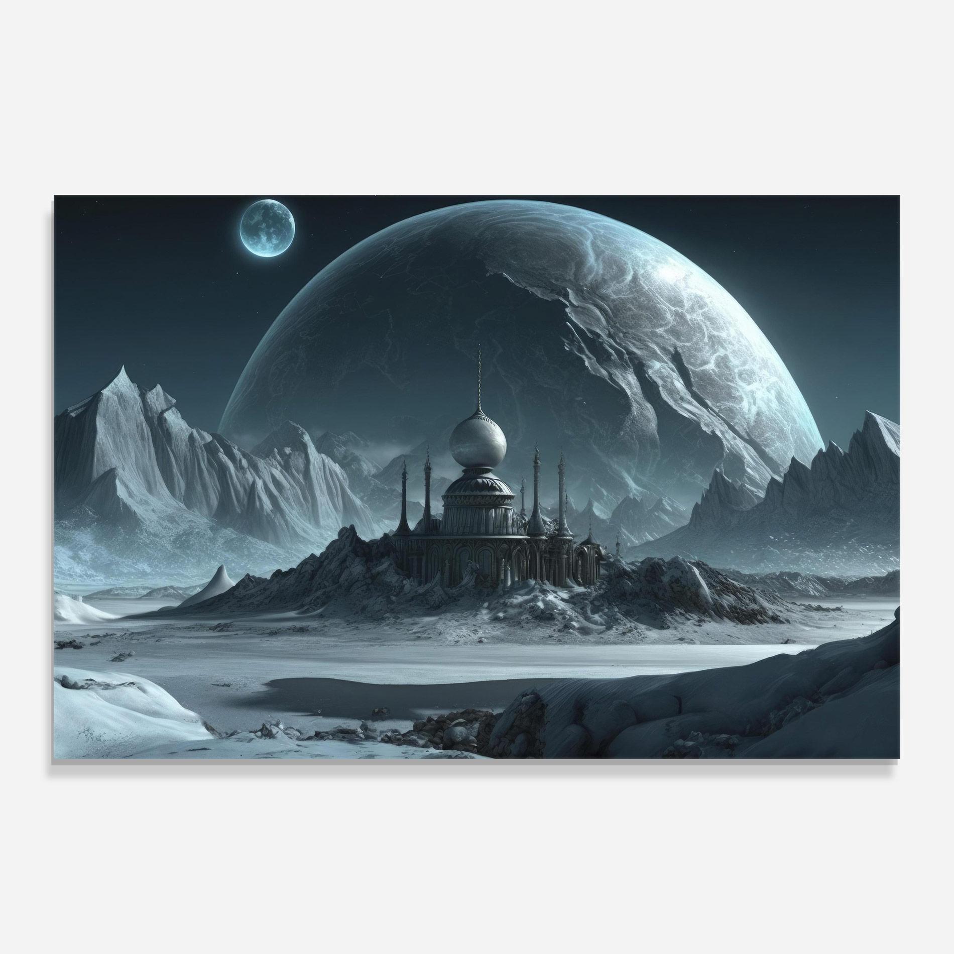 Tablou Sticla Muslim Design mockup 0