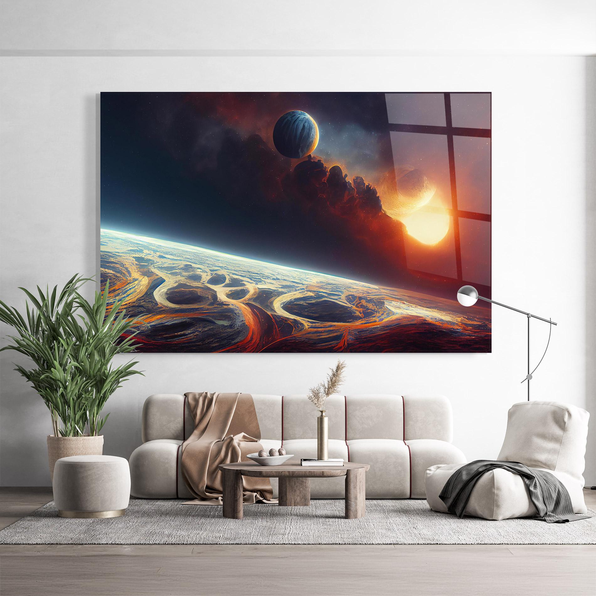 Tablou Sticla Cosmic Craze mockup 9