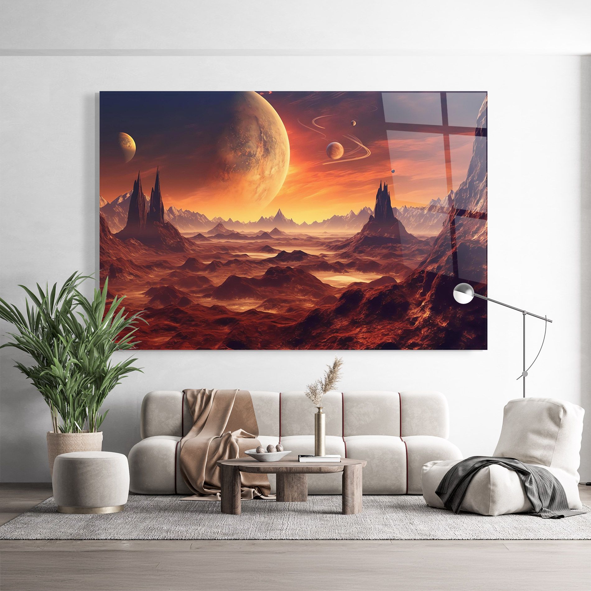 Fiery Orange Sunset mockup 9