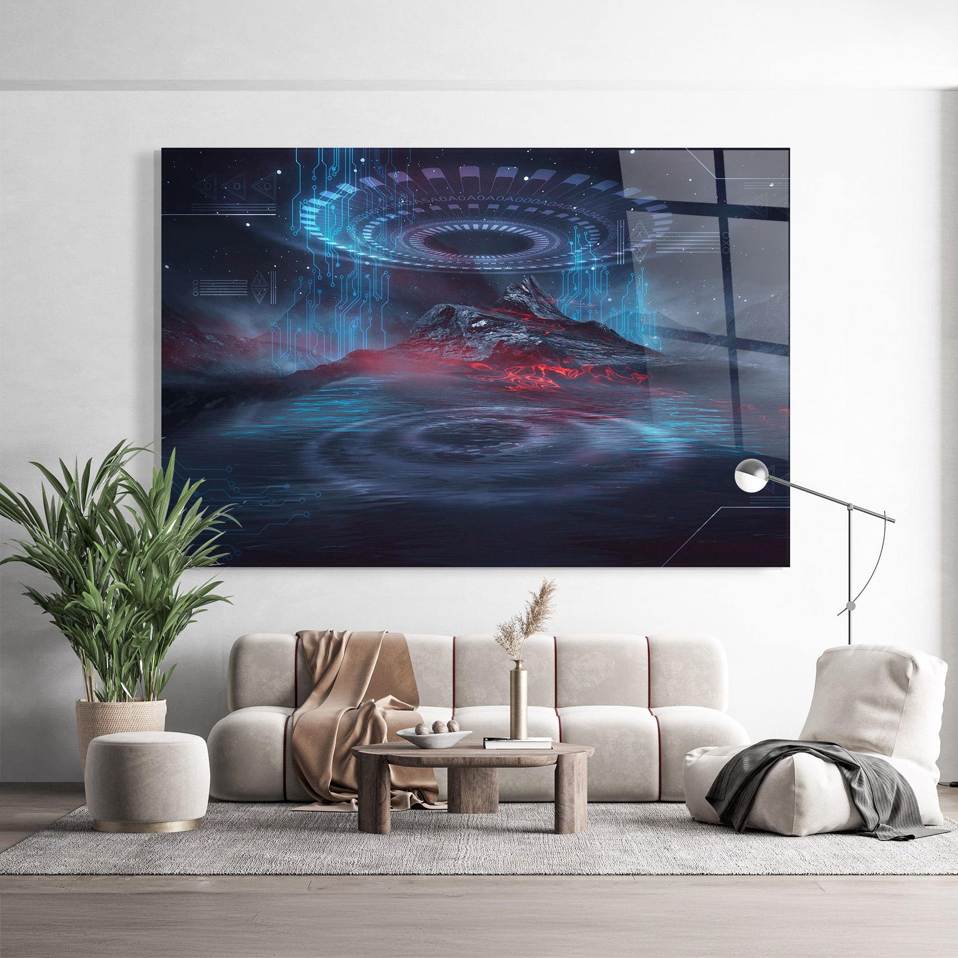 Neon Space Galaxy mockup 9