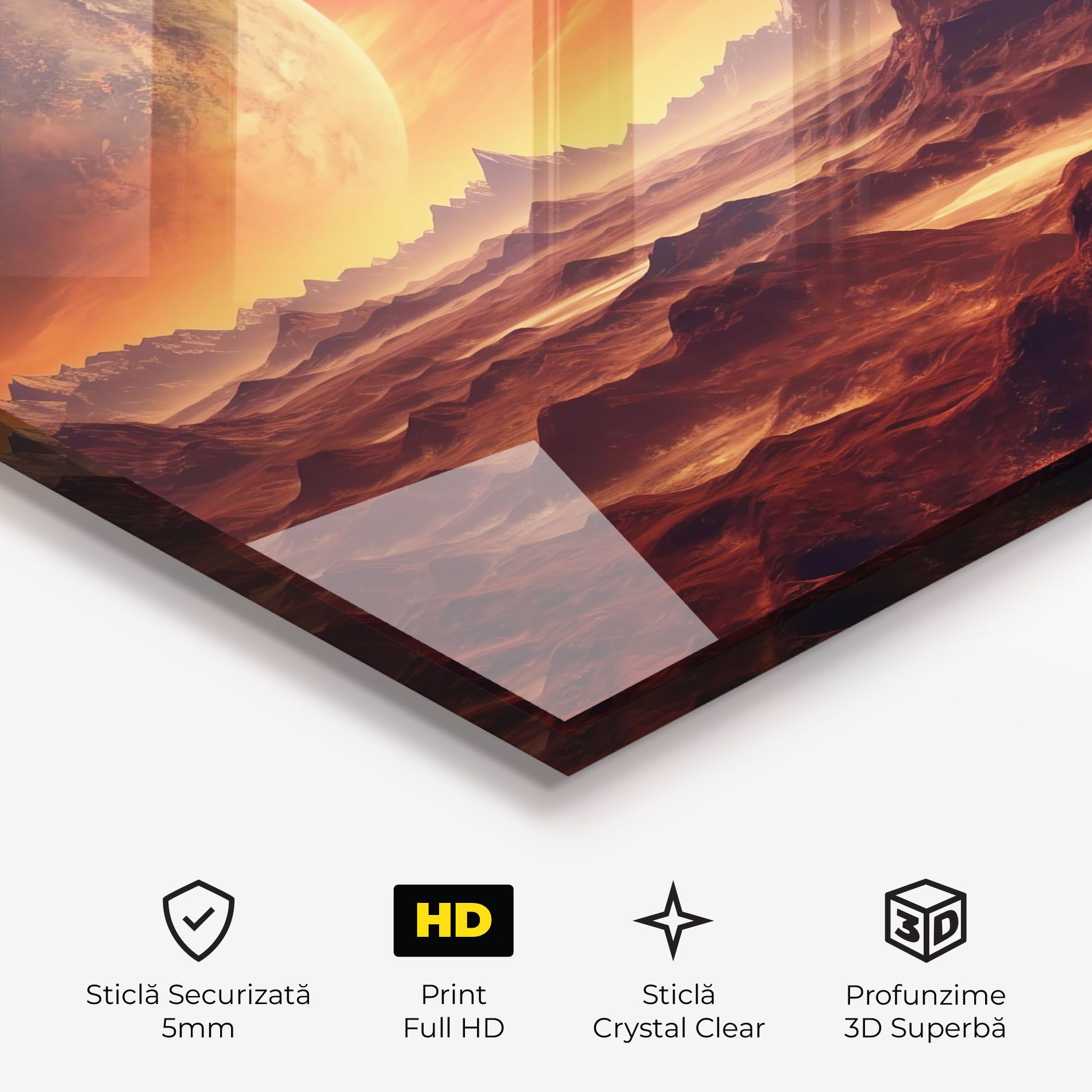 Fiery Orange Sunset mockup 3