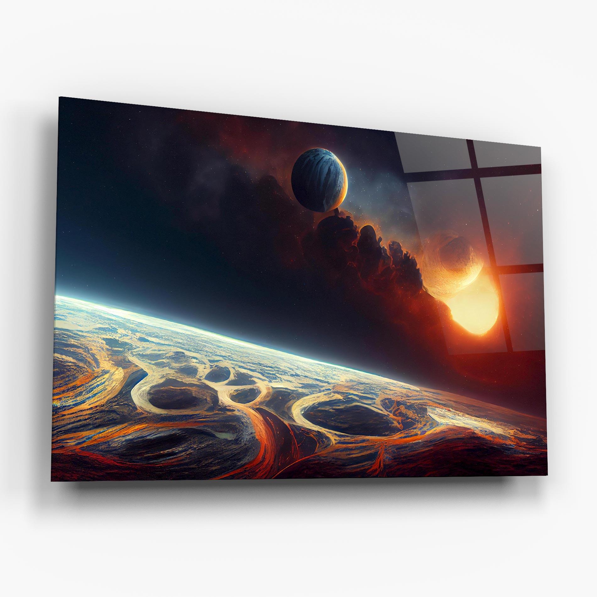 Tablou Sticla Cosmic Craze mockup 6