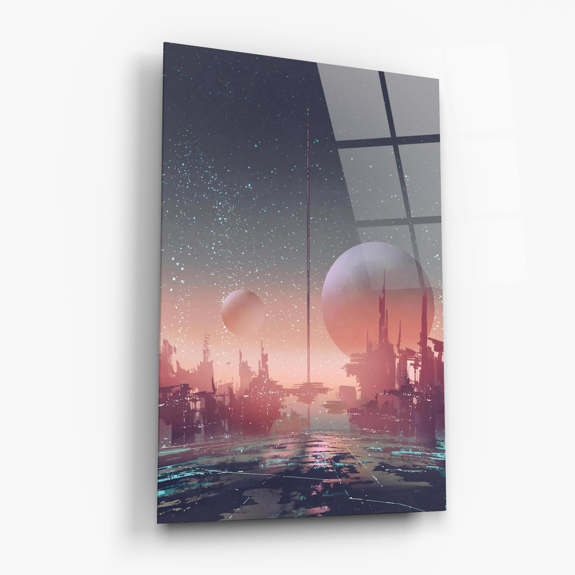 Futuristic Alien Buildings mockup 6