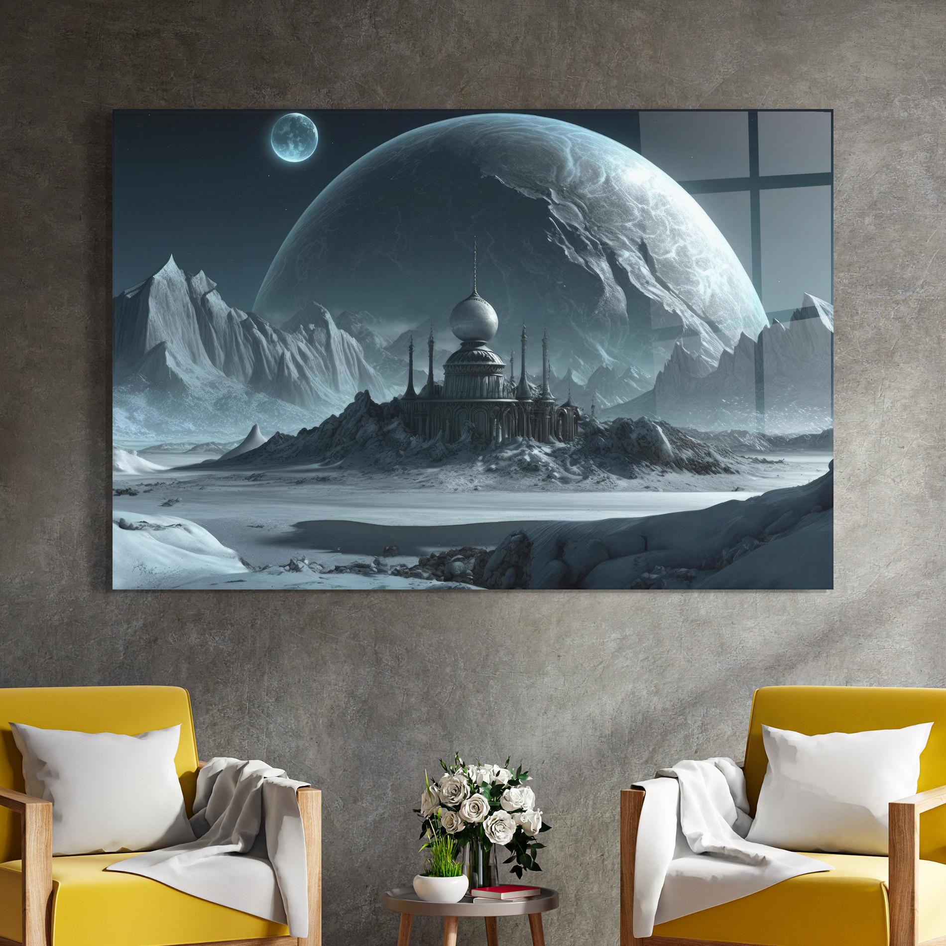 Tablou Sticla Muslim Design mockup 4