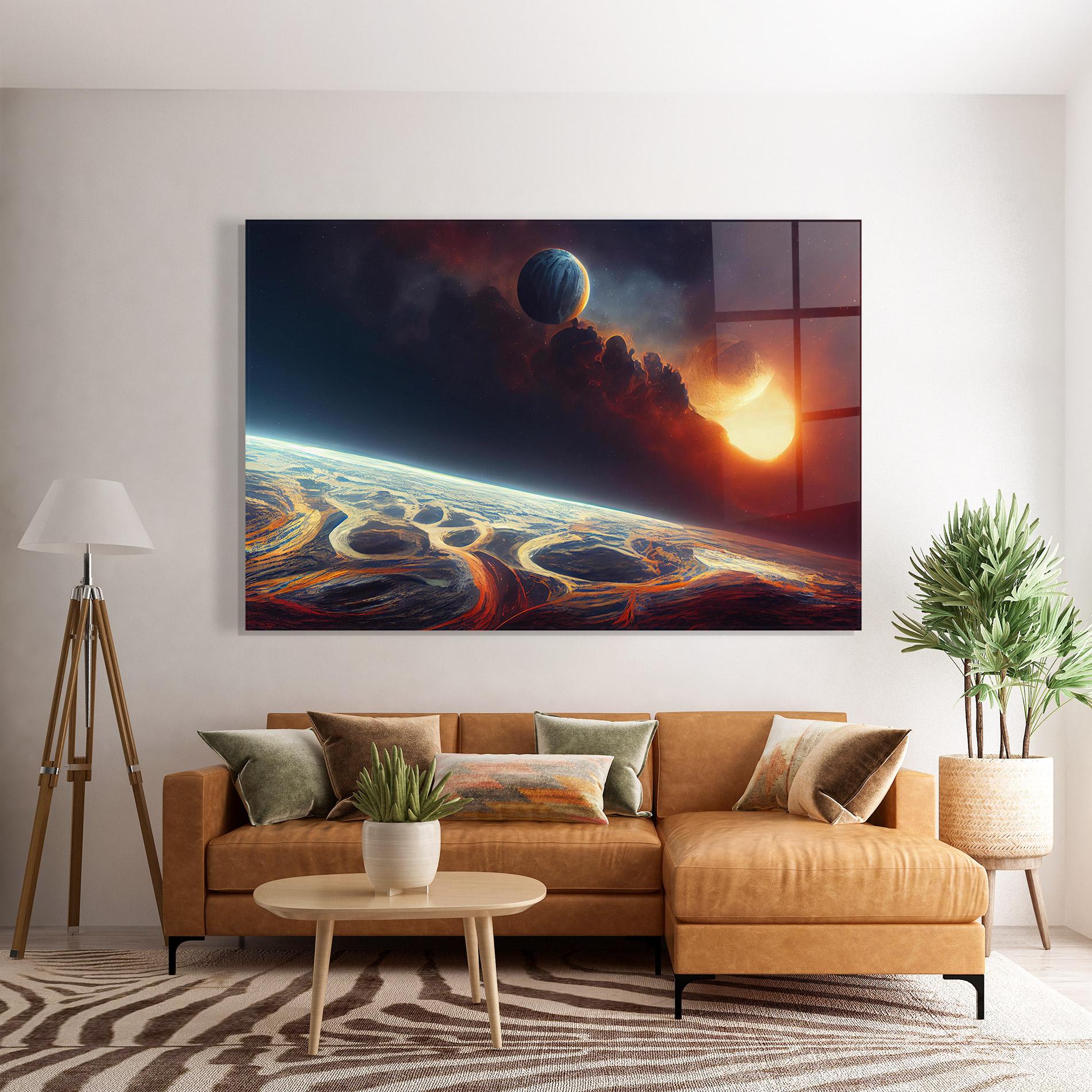 Tablou Sticla Cosmic Craze mockup 7