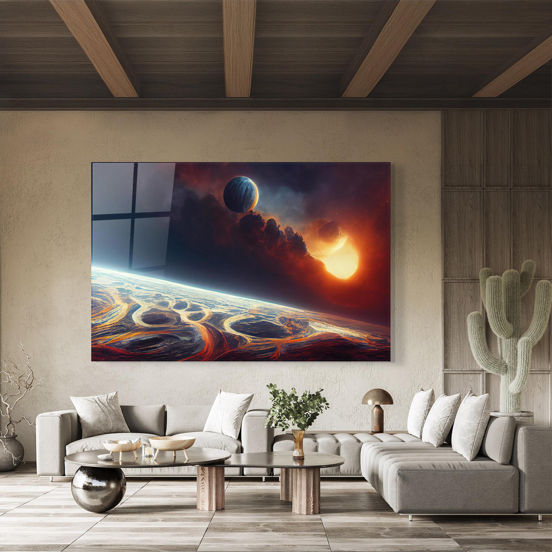 Tablou Sticla Cosmic Craze mockup 8