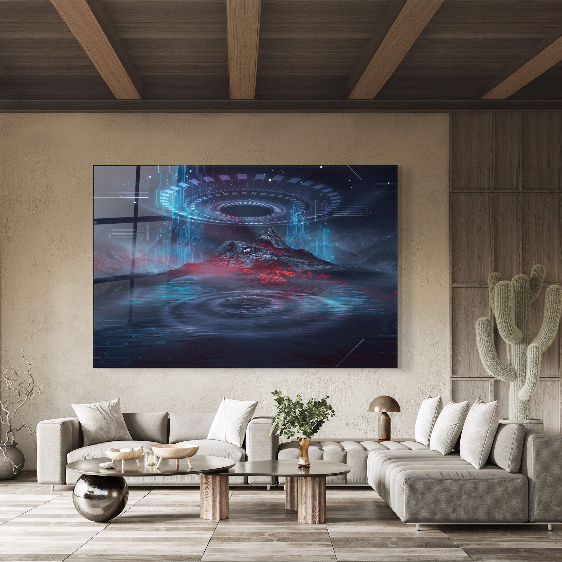 Neon Space Galaxy mockup 8