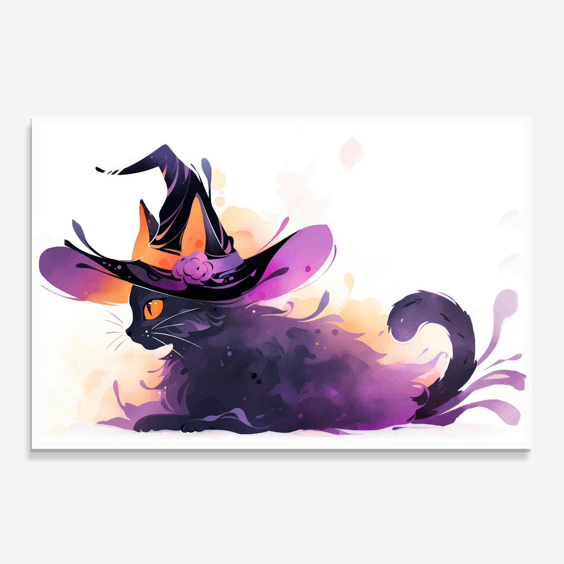 Tablou Sticla Cat Witch mockup 0