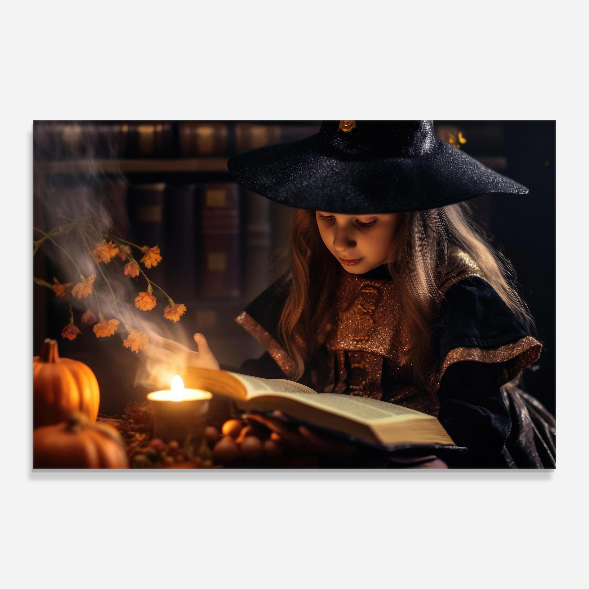 Tablou Sticla Little Witch mockup 0