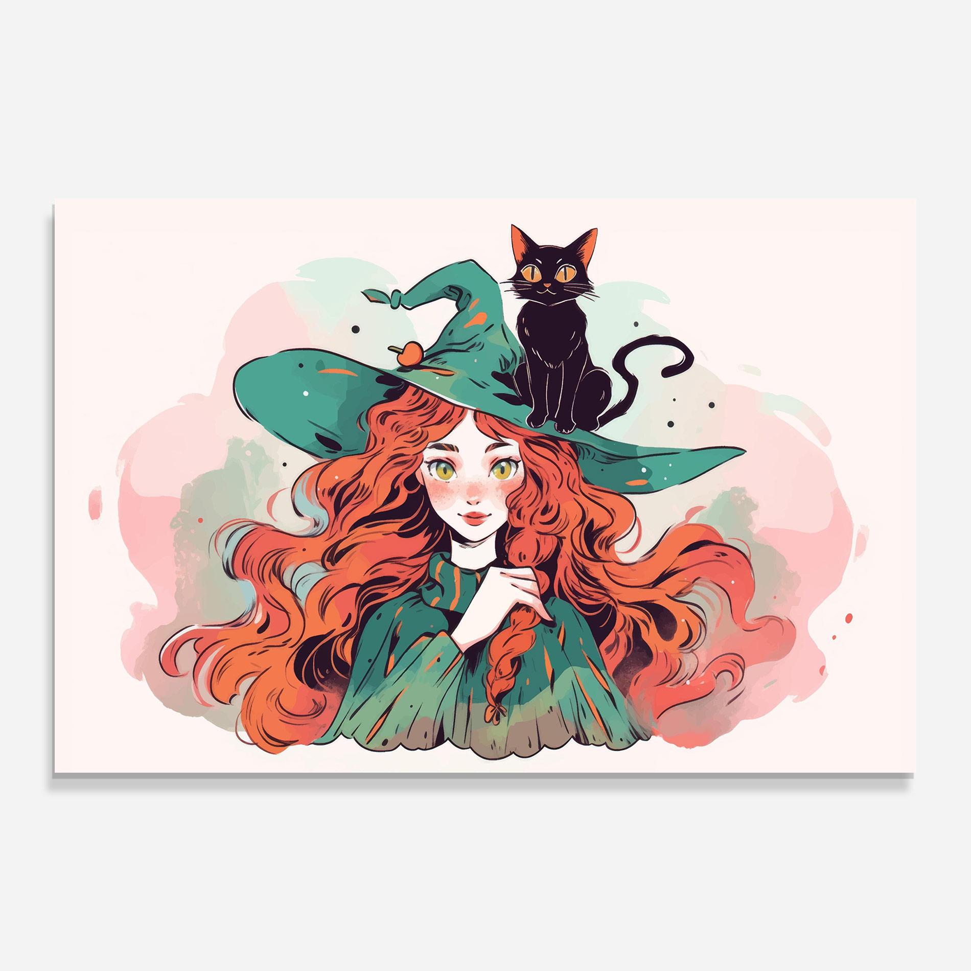 Tablou Sticla Red Air Witch mockup 0