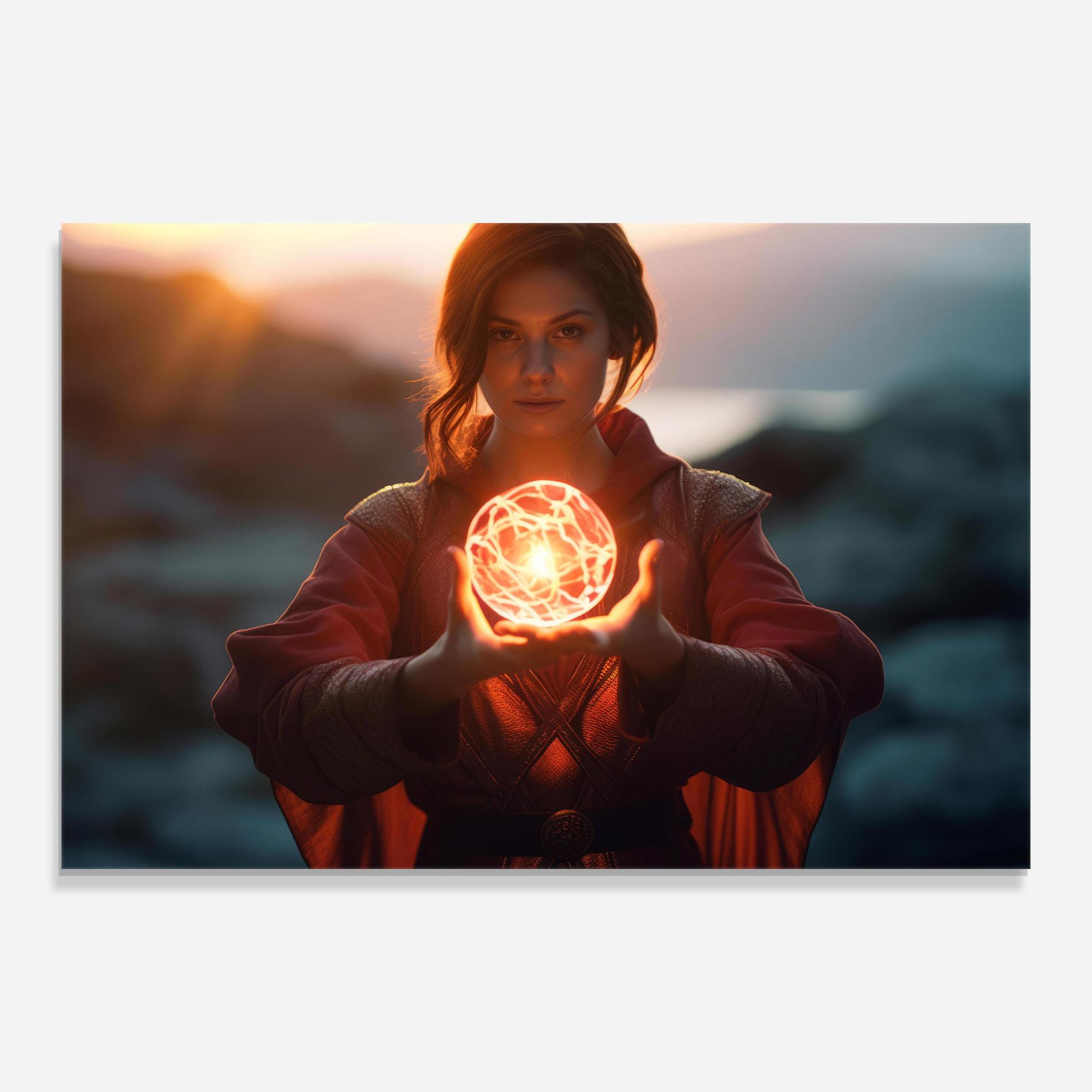 Tablou Sticla Witch Ball mockup 0