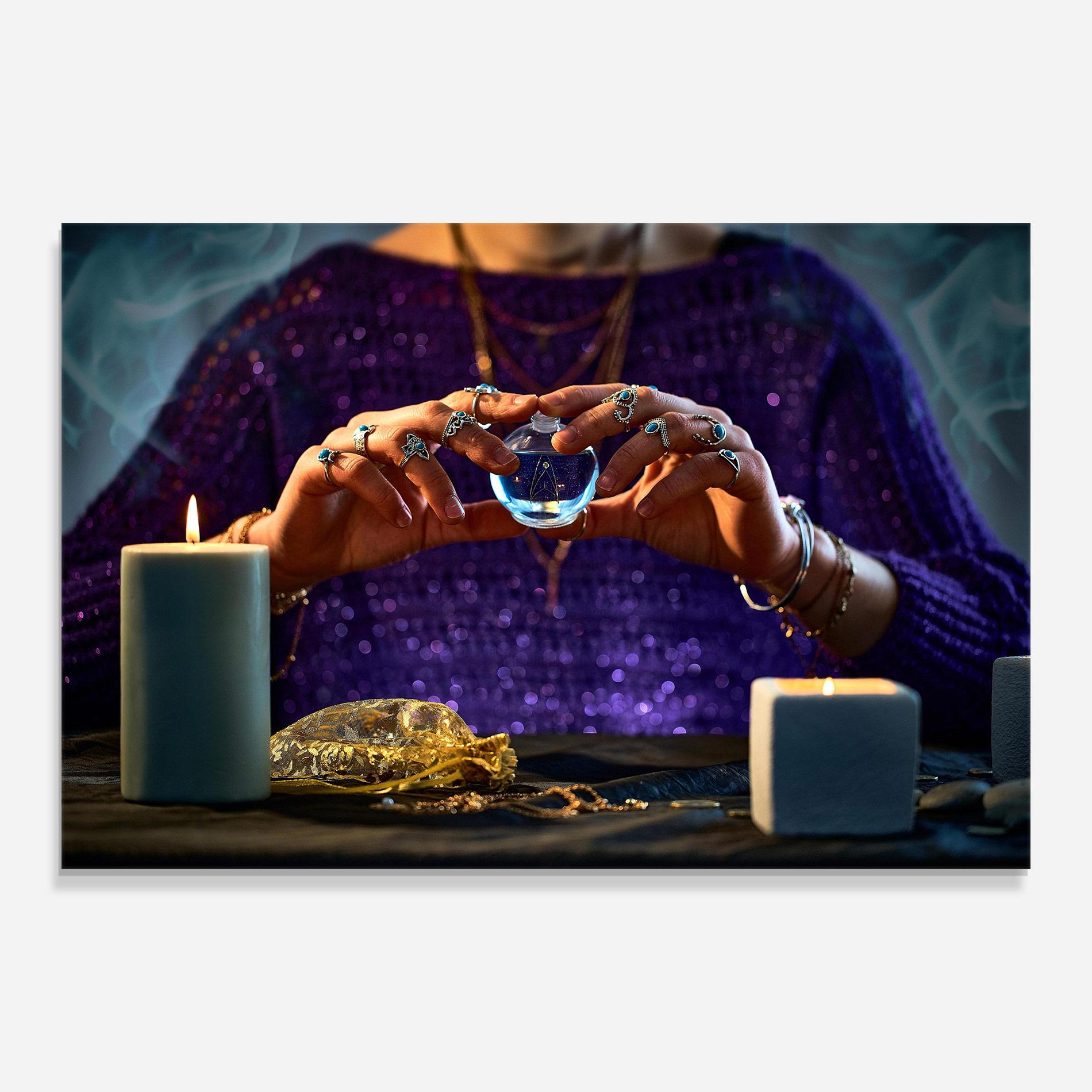 Tablou Sticla Witch Magic mockup 0