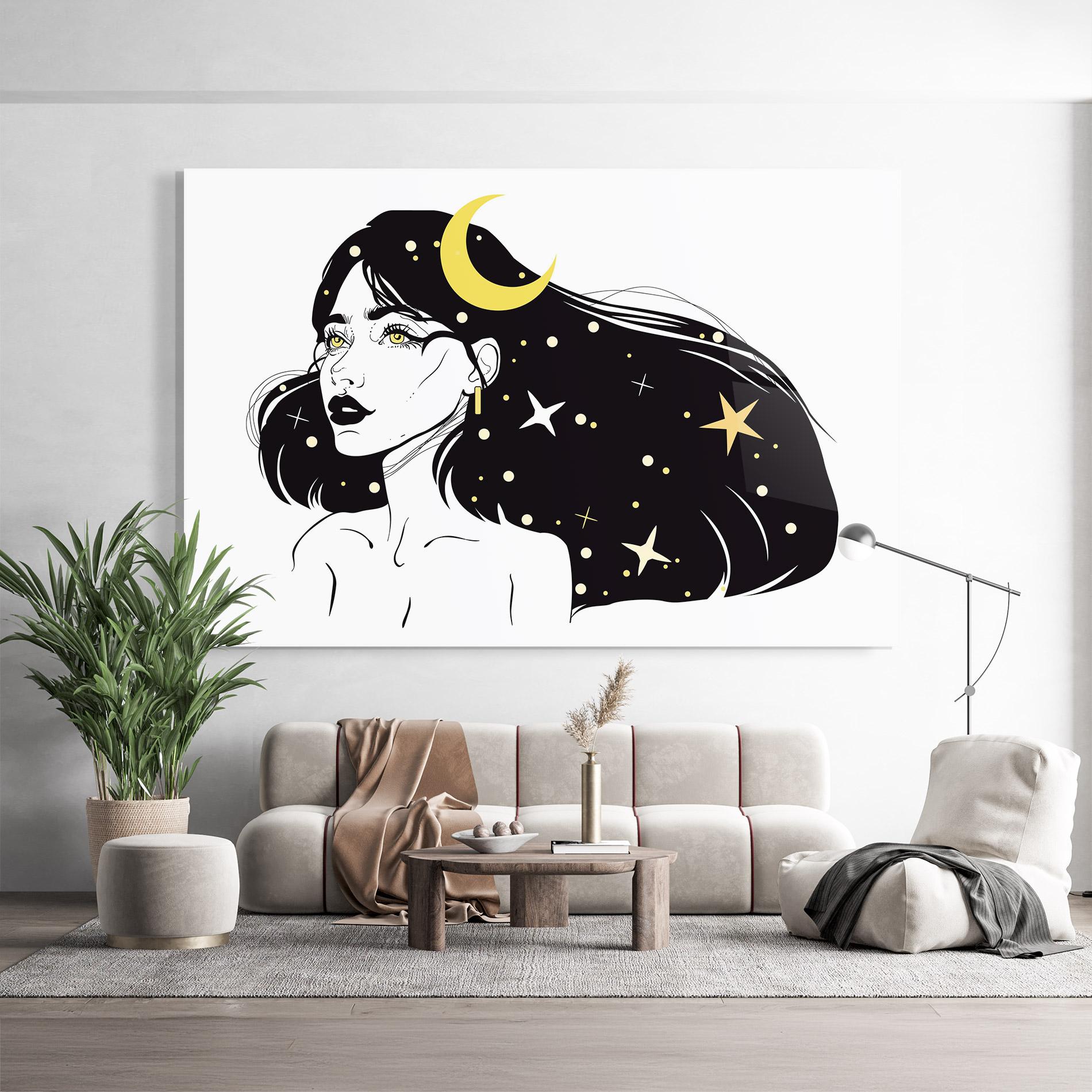 Tablou Sticla Night Witch mockup 9