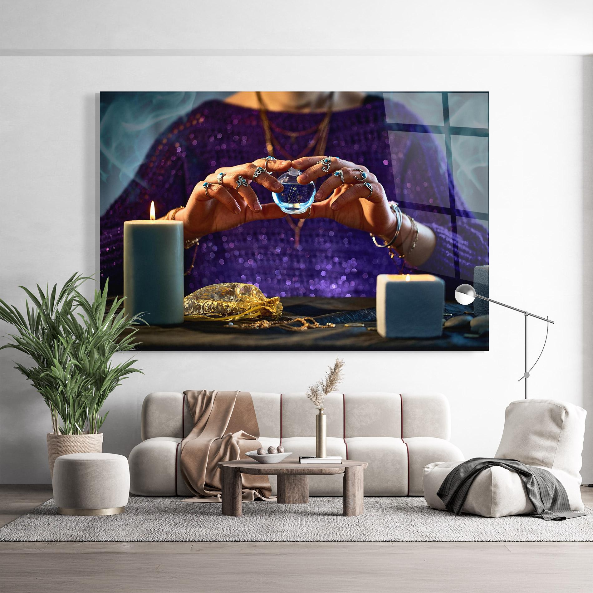 Tablou Sticla Witch Magic mockup 9