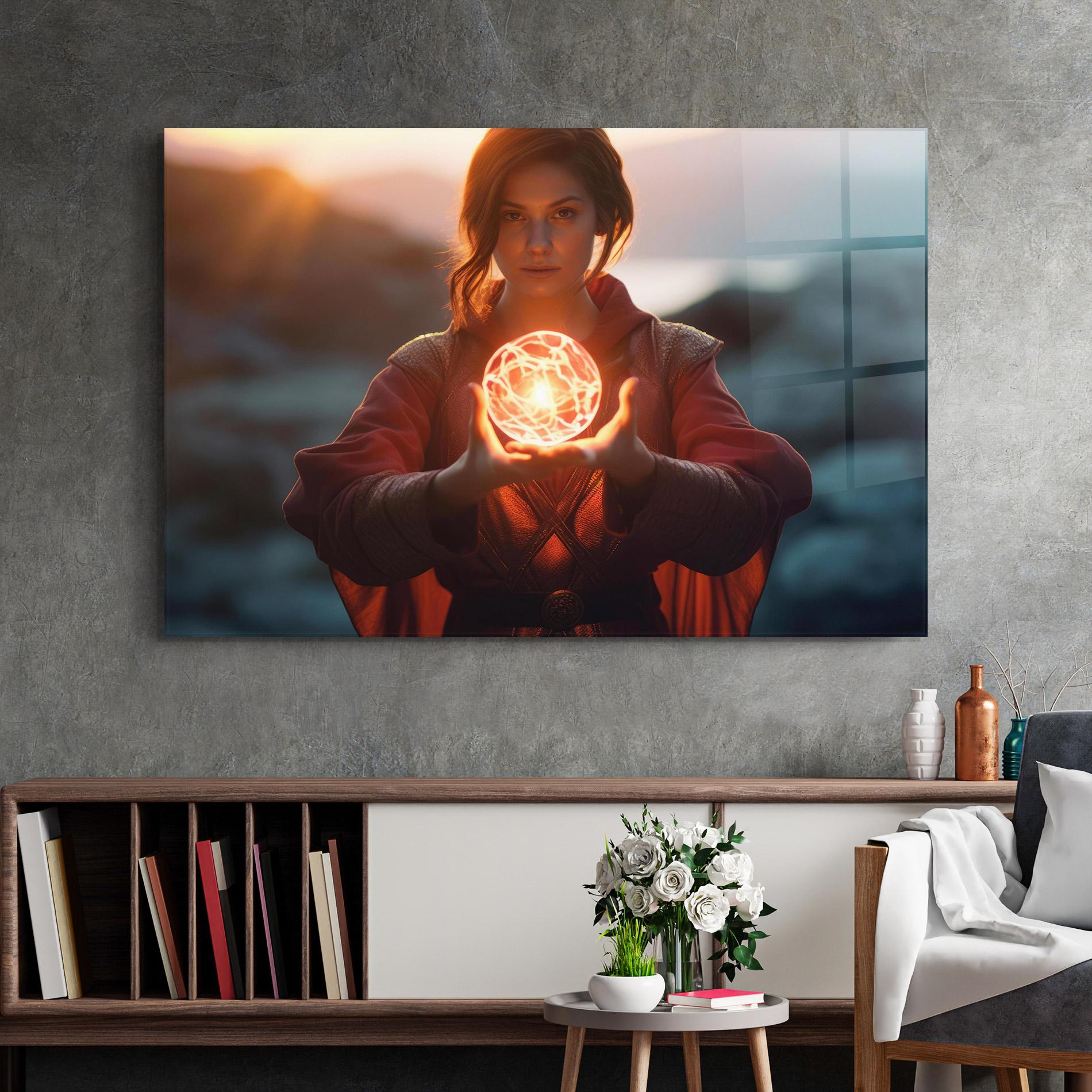 Tablou Sticla Witch Ball mockup 2