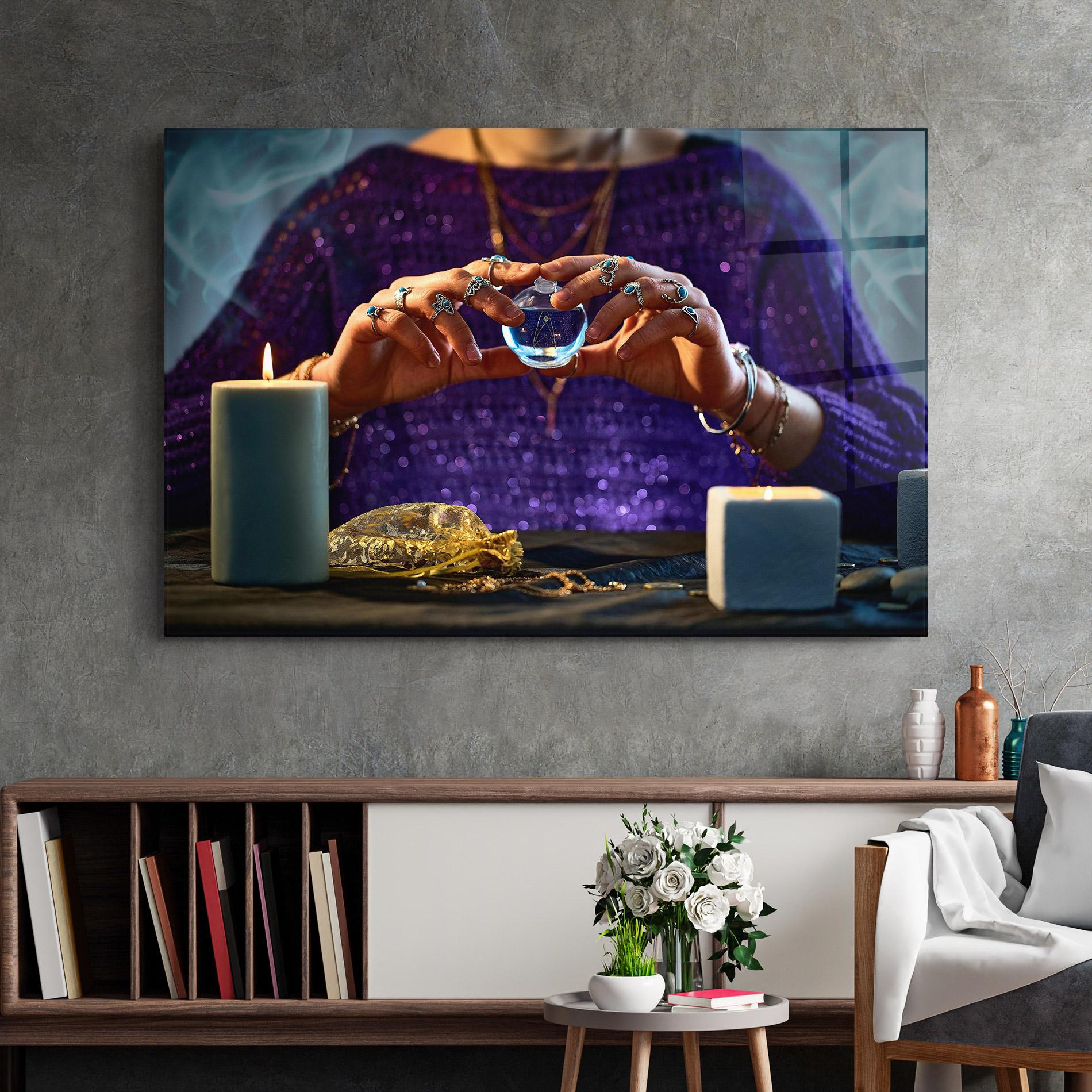 Tablou Sticla Witch Magic mockup 2