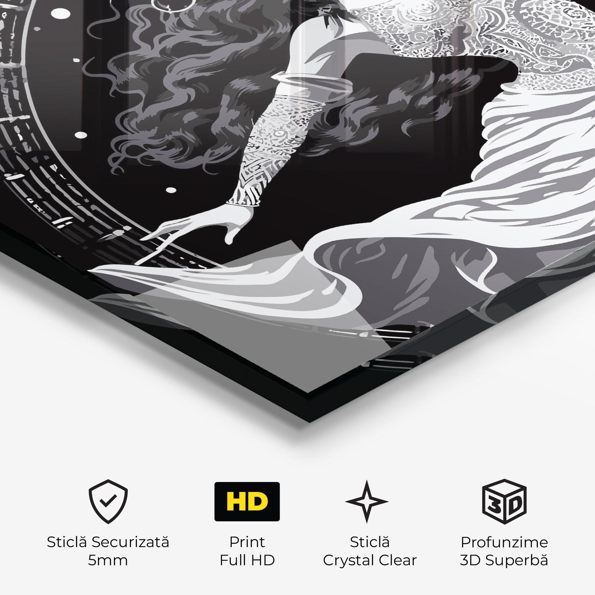 Tablou Sticla Beautiful Witch mockup 3