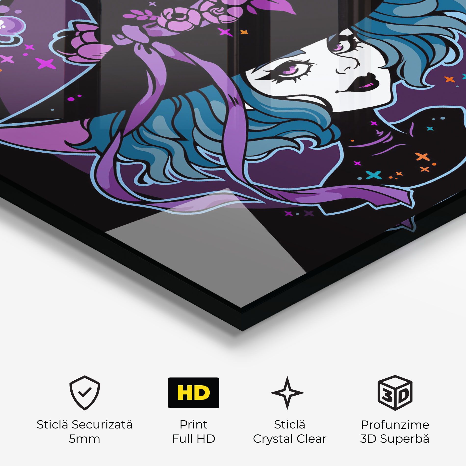 Cute Purple Witch mockup 3