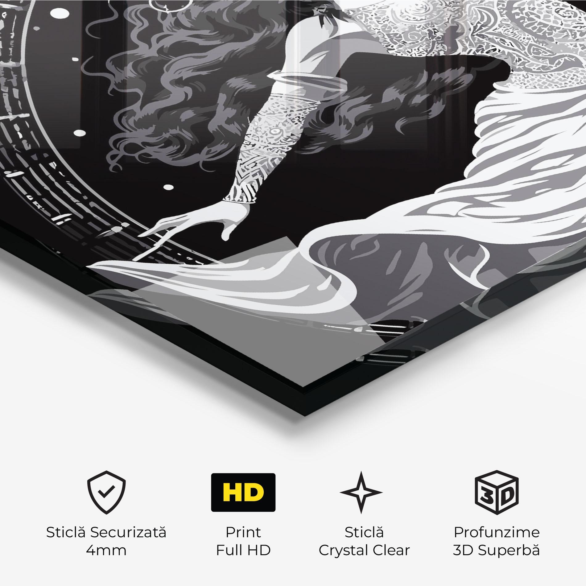 Tablou Sticla Beautiful Witch mockup 3