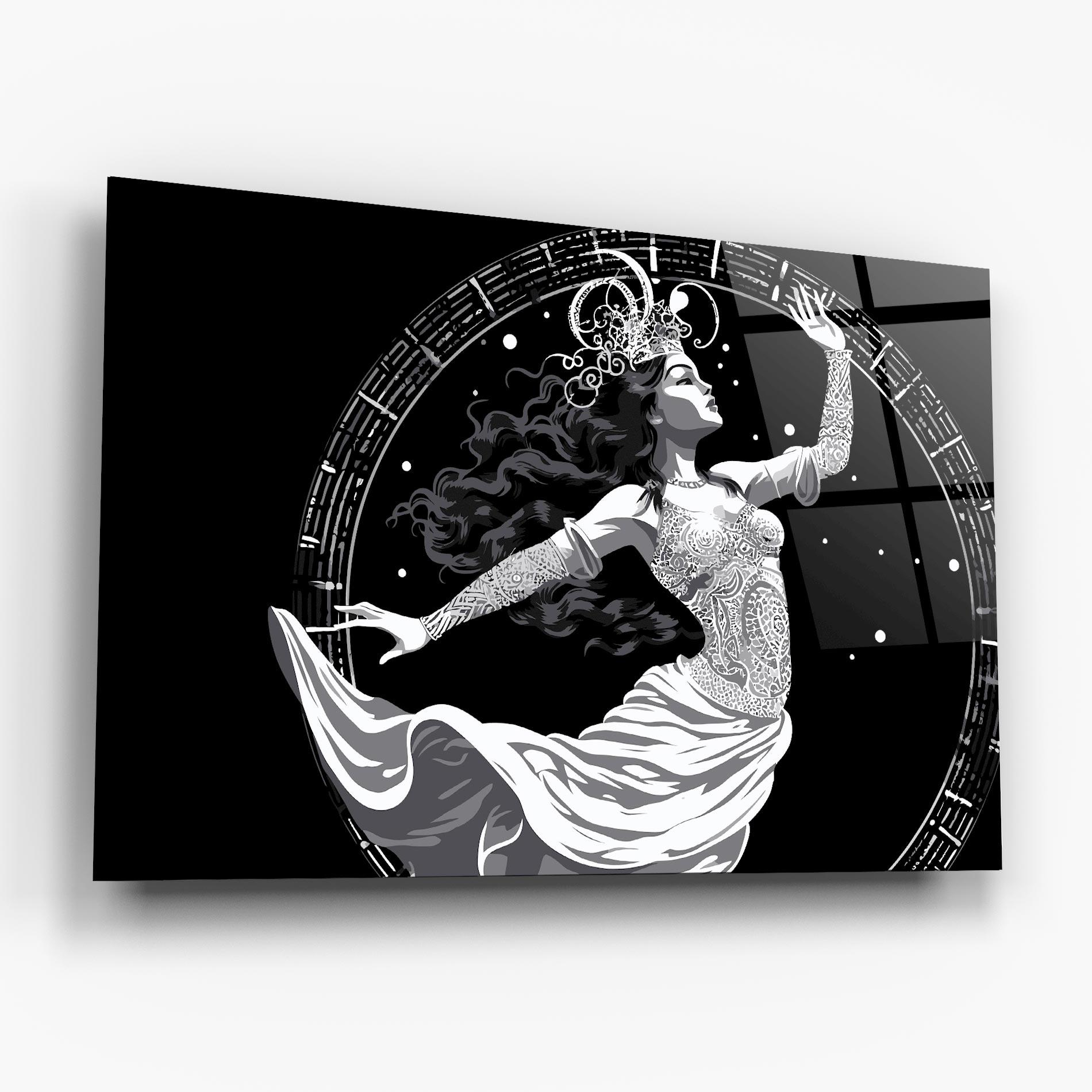 Tablou Sticla Beautiful Witch mockup 6