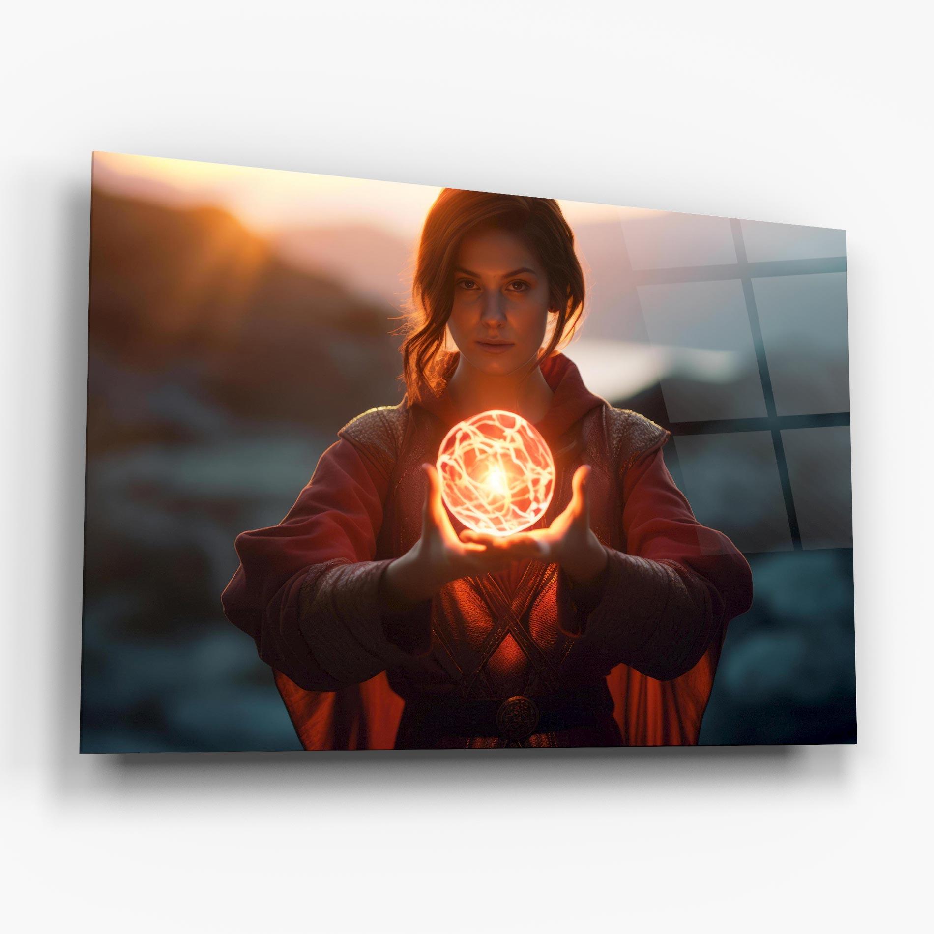 Tablou Sticla Witch Ball mockup 6