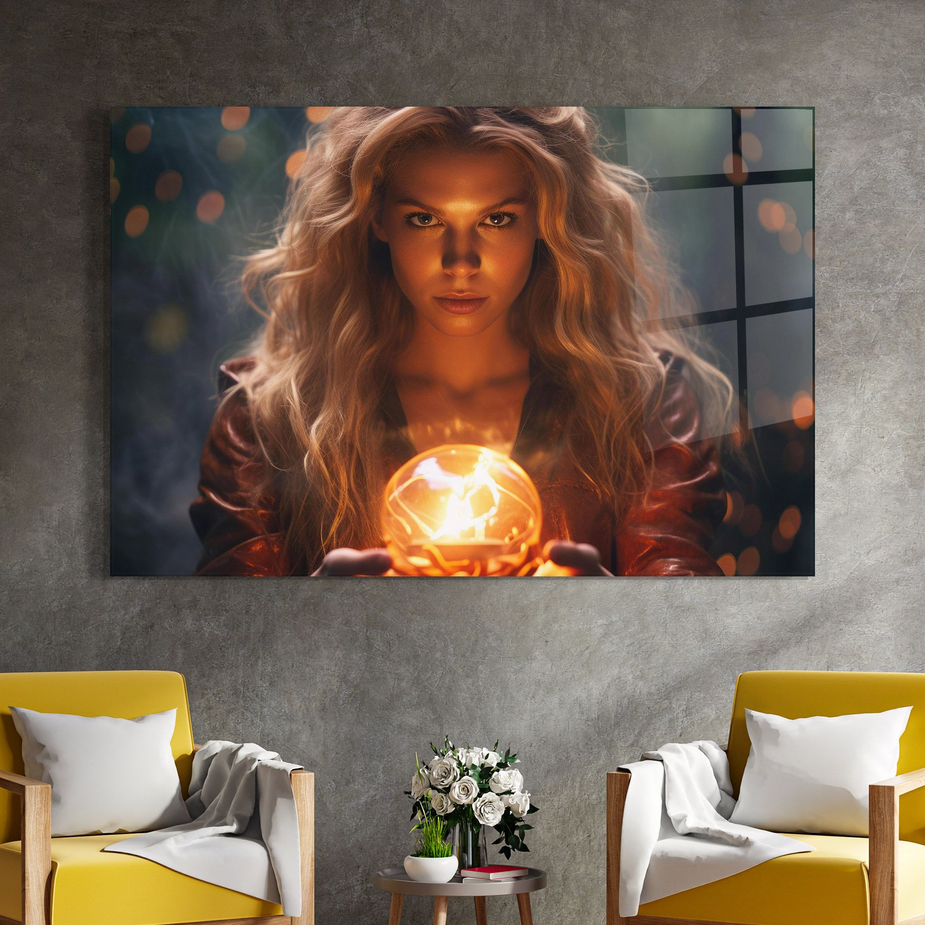 Beautiful Woman Witch mockup 4