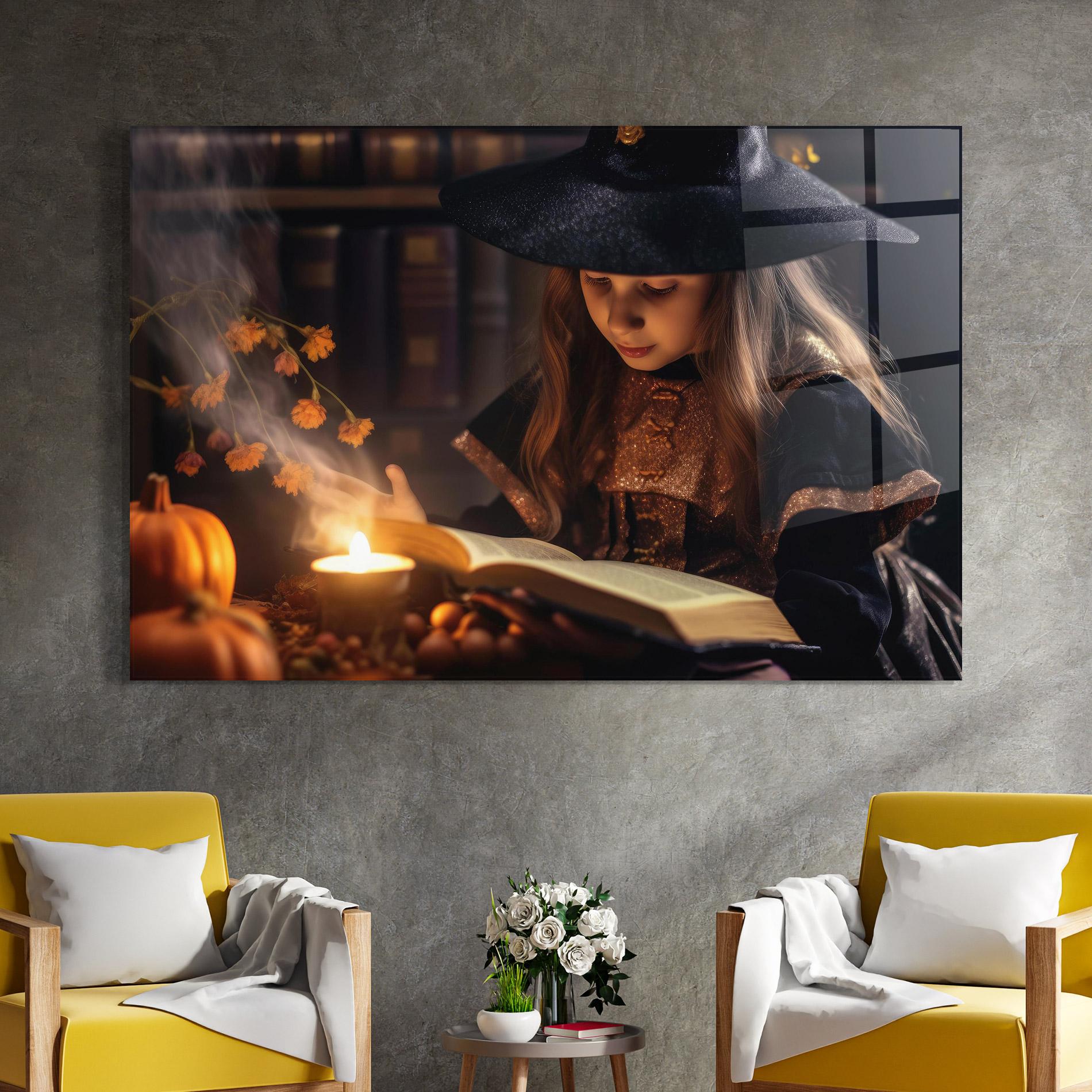 Tablou Sticla Little Witch mockup 4