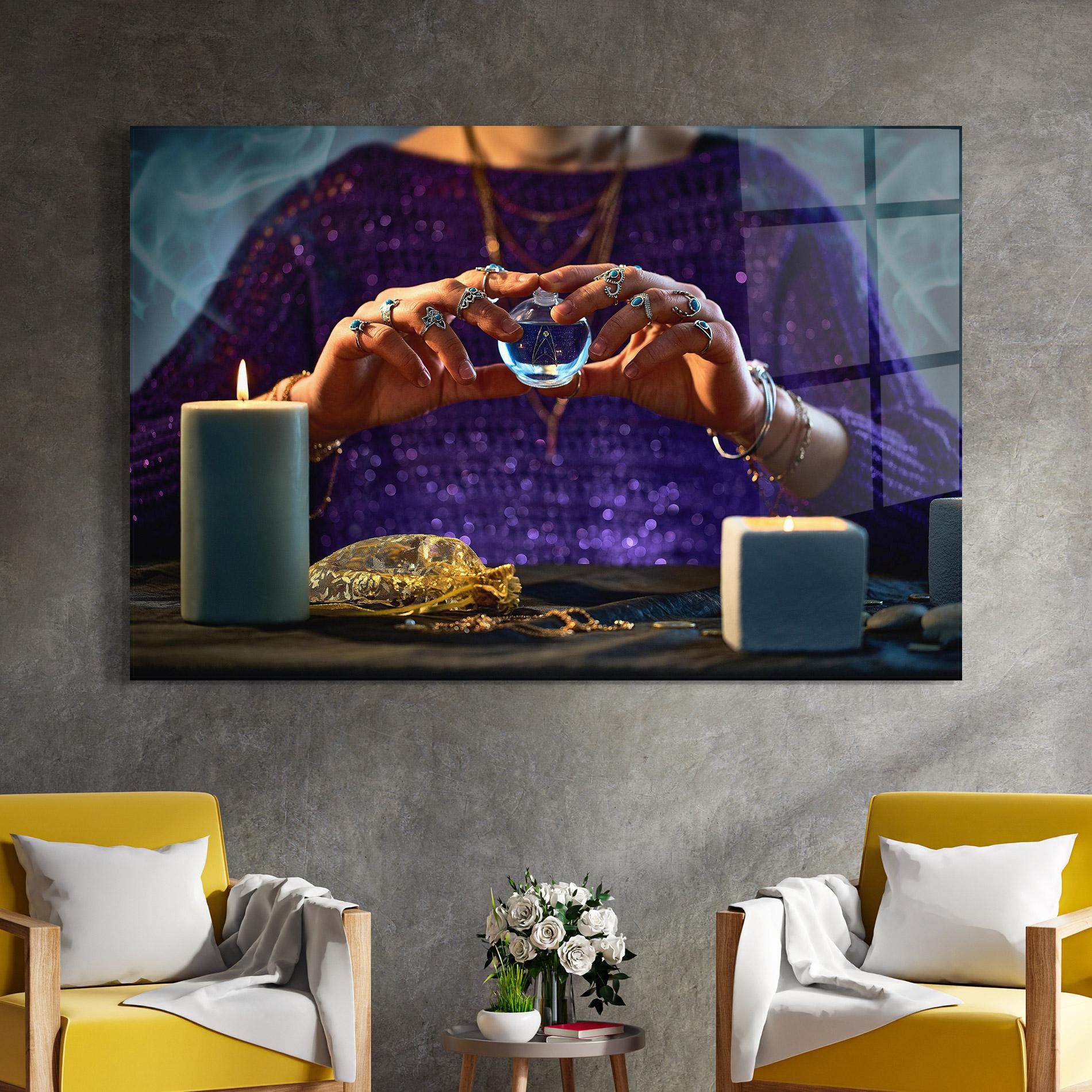 Tablou Sticla Witch Magic mockup 4