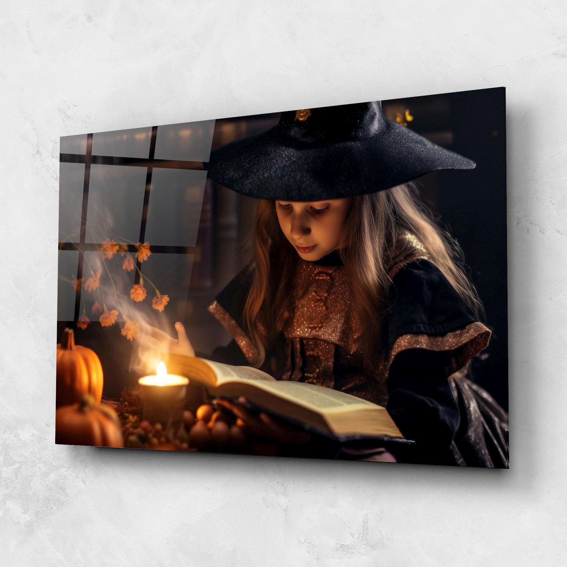 Tablou Sticla Little Witch mockup 1
