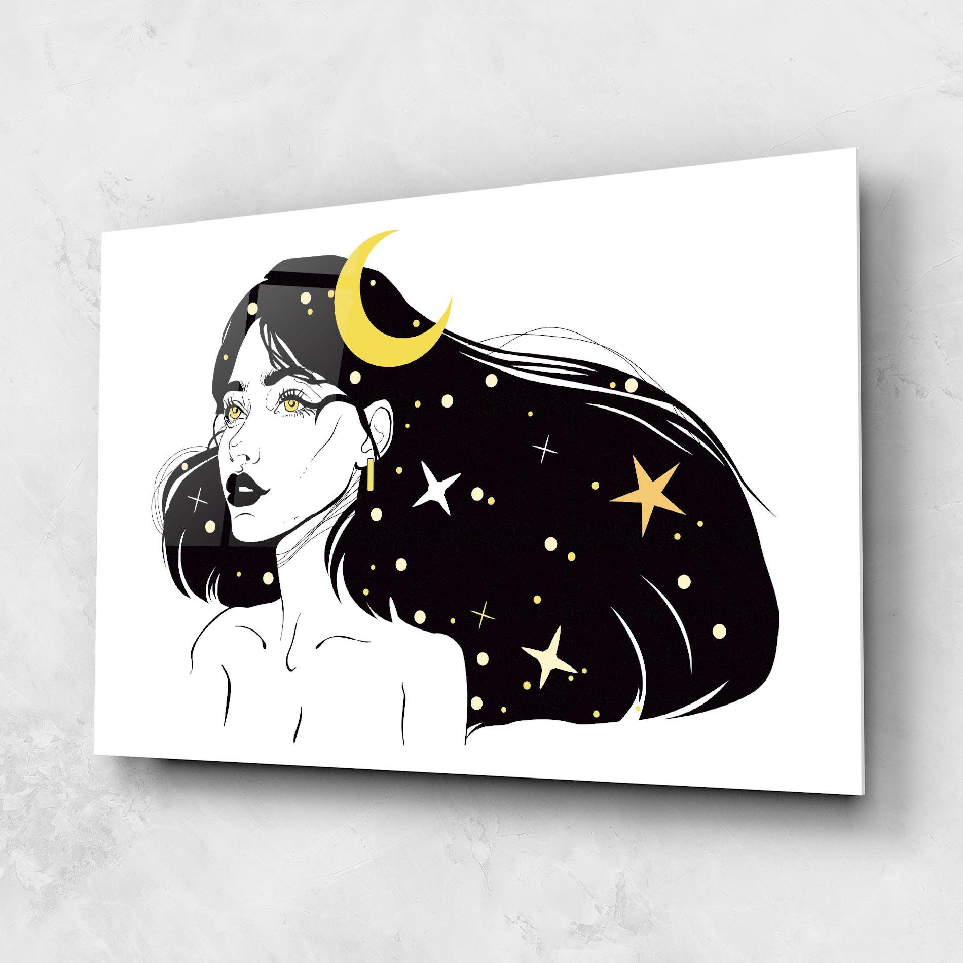 Tablou Sticla Night Witch mockup 1