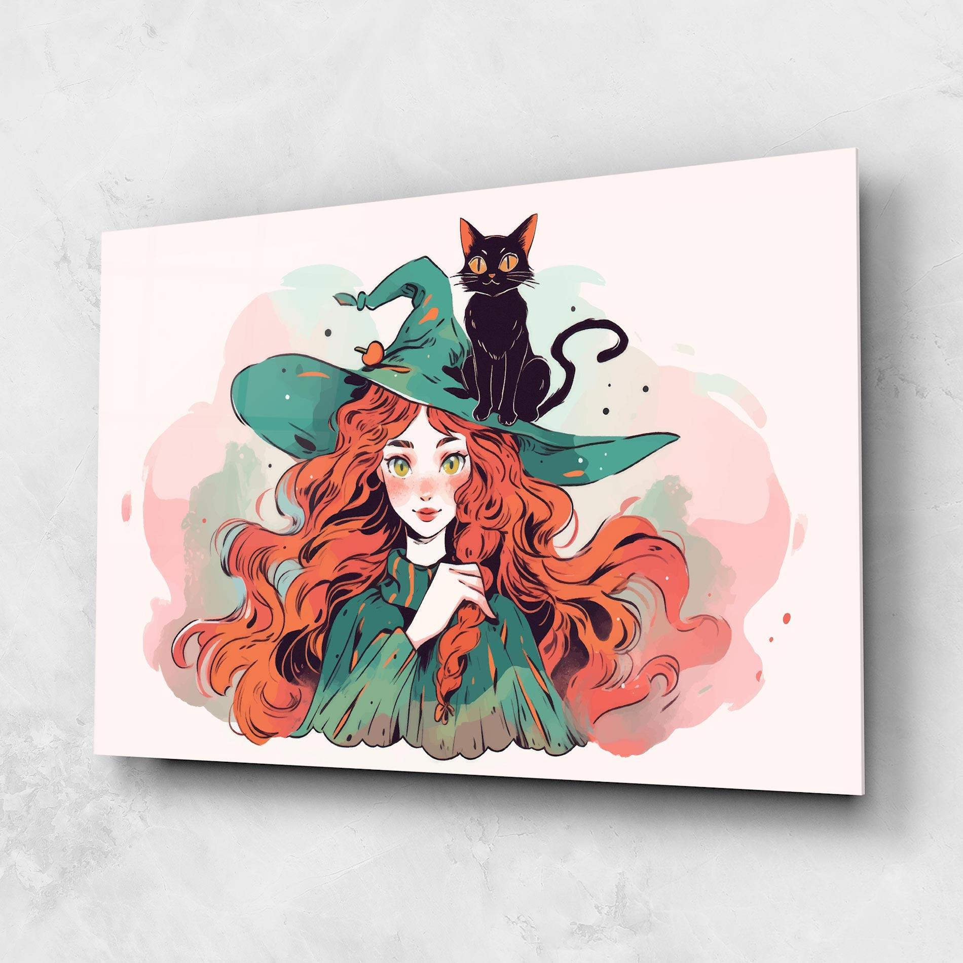 Tablou Sticla Red Air Witch mockup 1