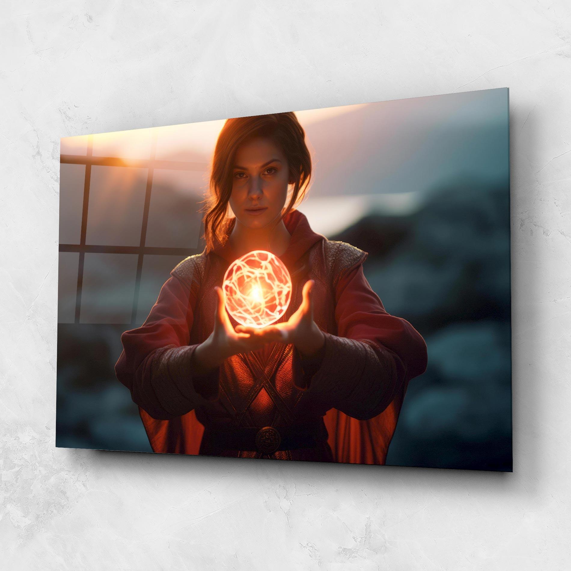 Tablou Sticla Witch Ball mockup 1