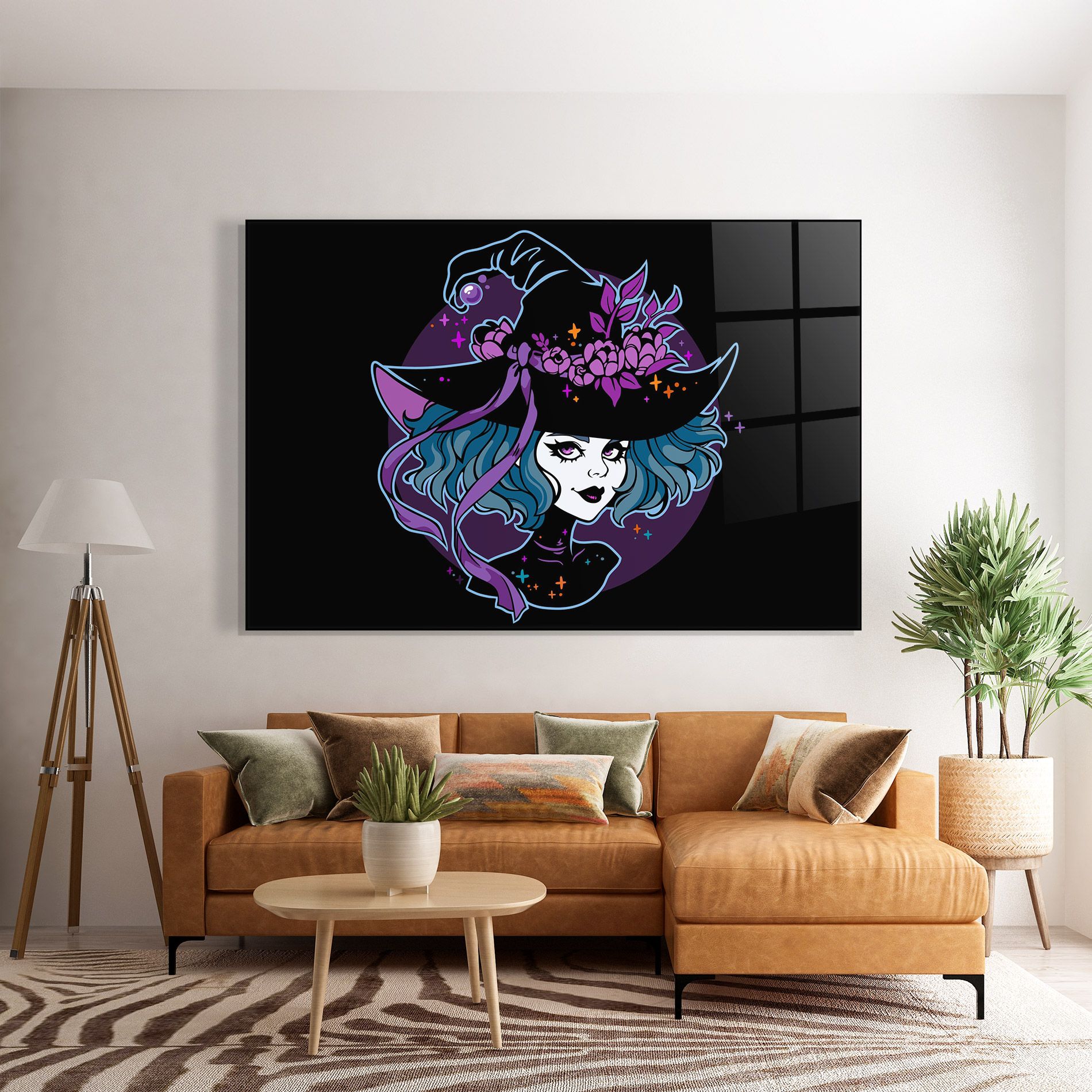 Cute Purple Witch mockup 7
