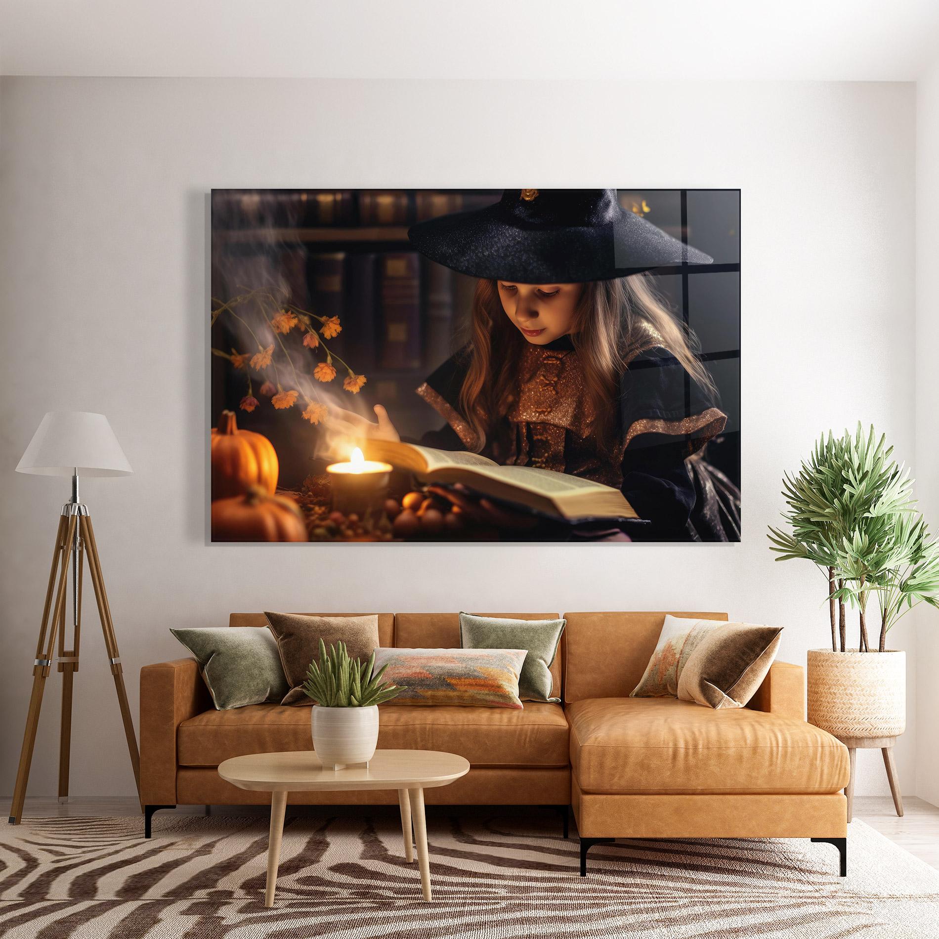 Tablou Sticla Little Witch mockup 7