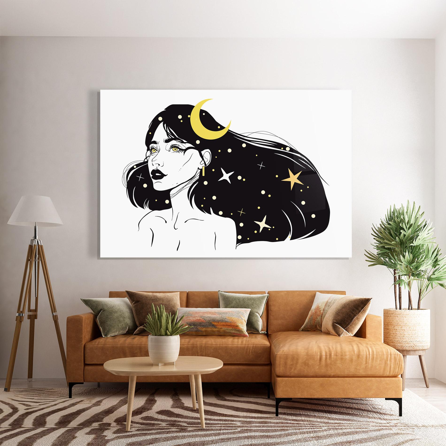 Tablou Sticla Night Witch mockup 7