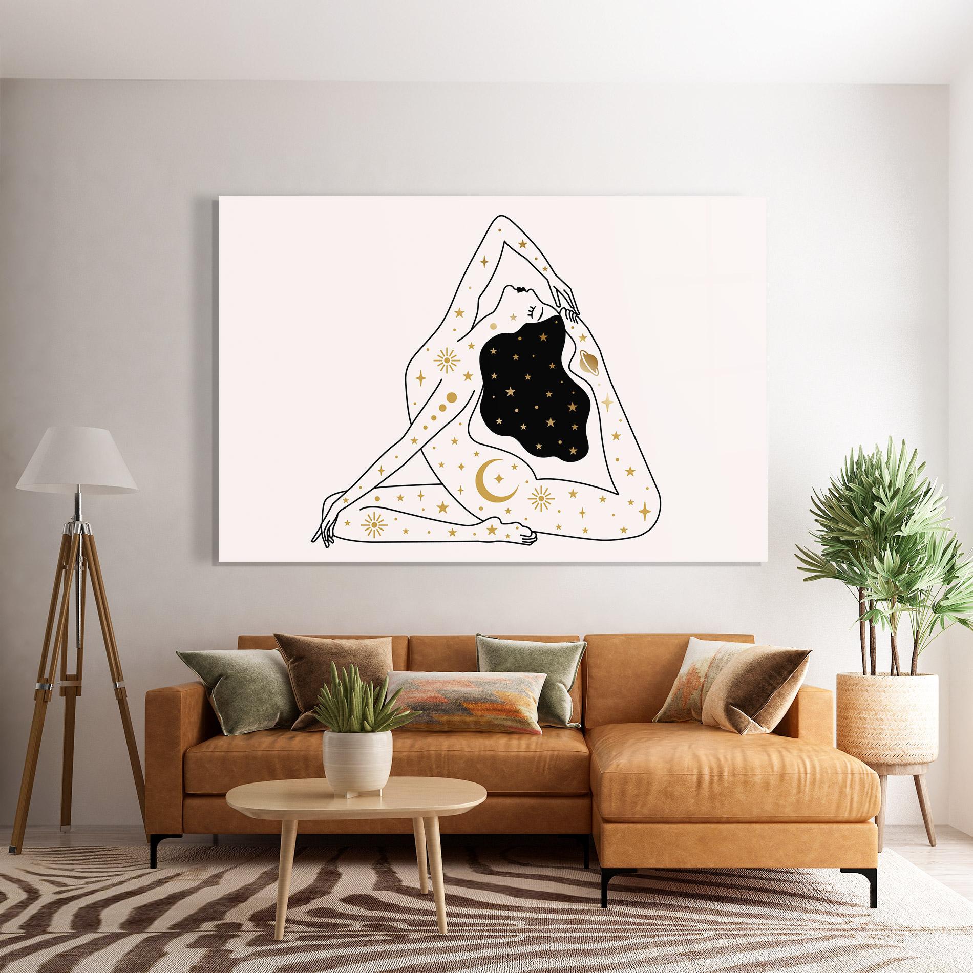 Tablou Sticla Stars Witch mockup 7