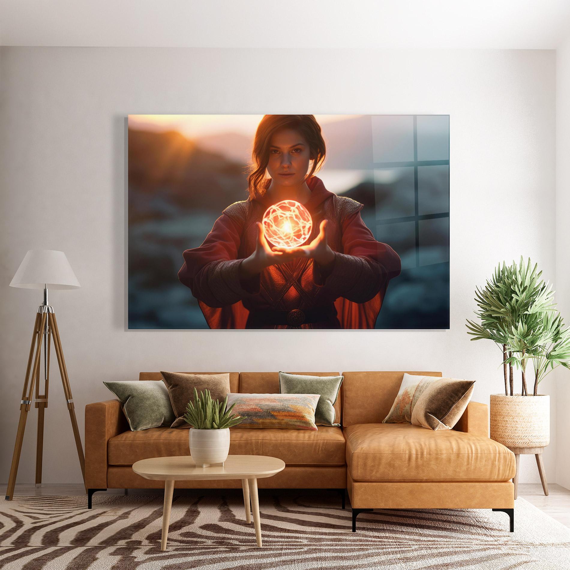 Tablou Sticla Witch Ball mockup 7