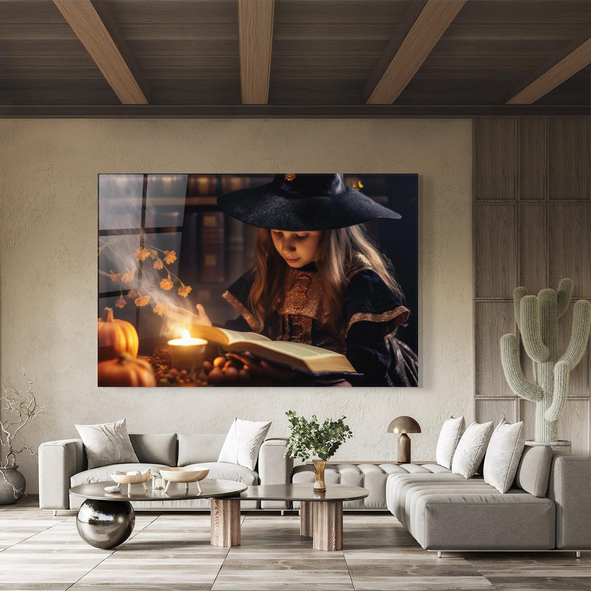 Tablou Sticla Little Witch mockup 8