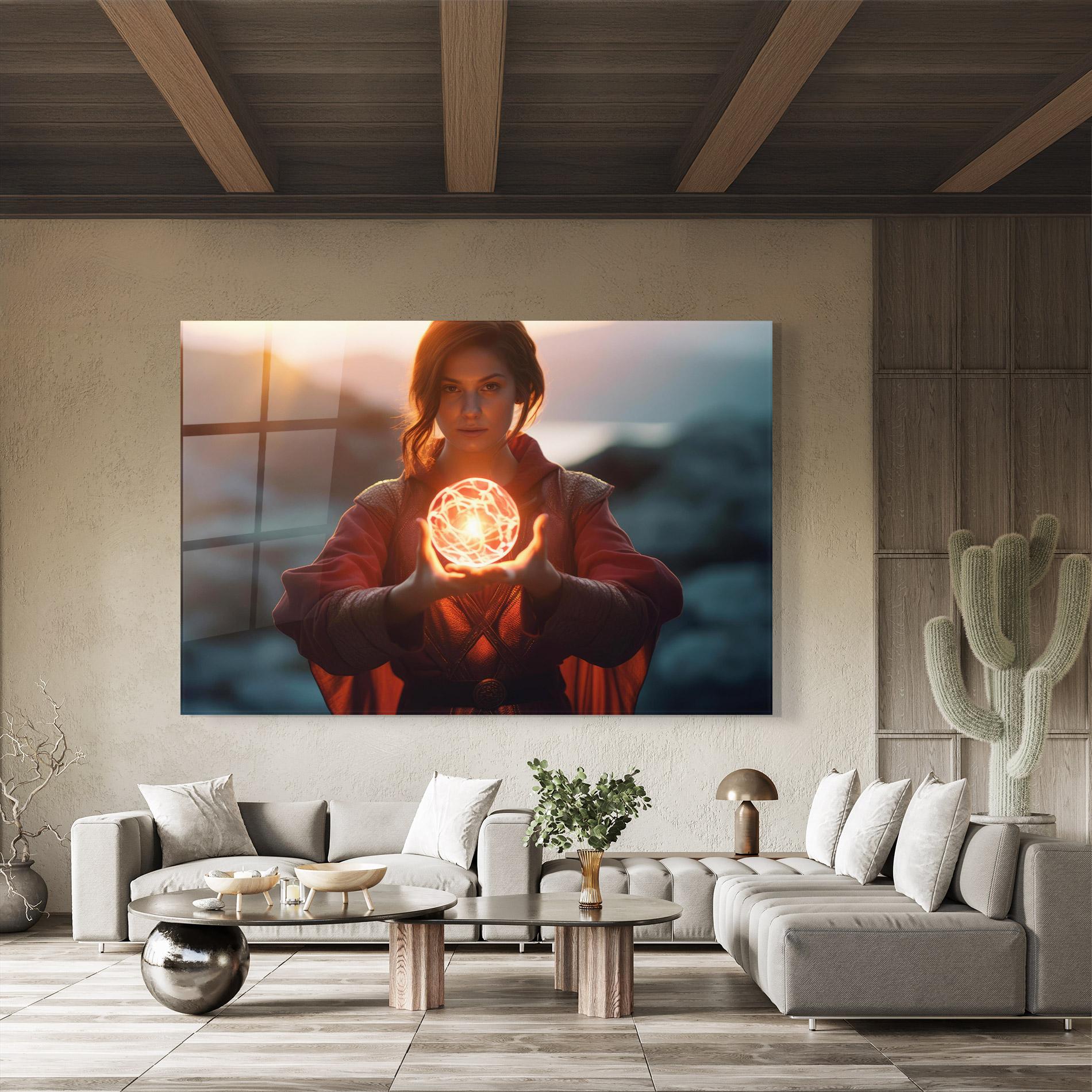 Tablou Sticla Witch Ball mockup 8