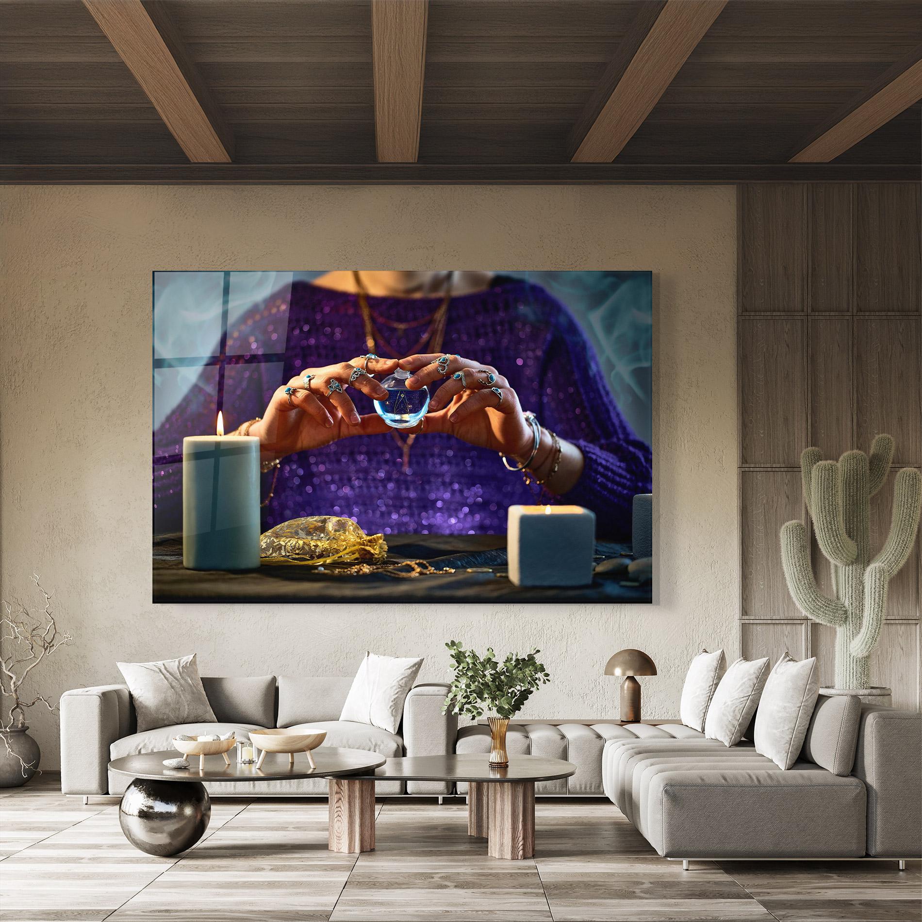 Tablou Sticla Witch Magic mockup 8