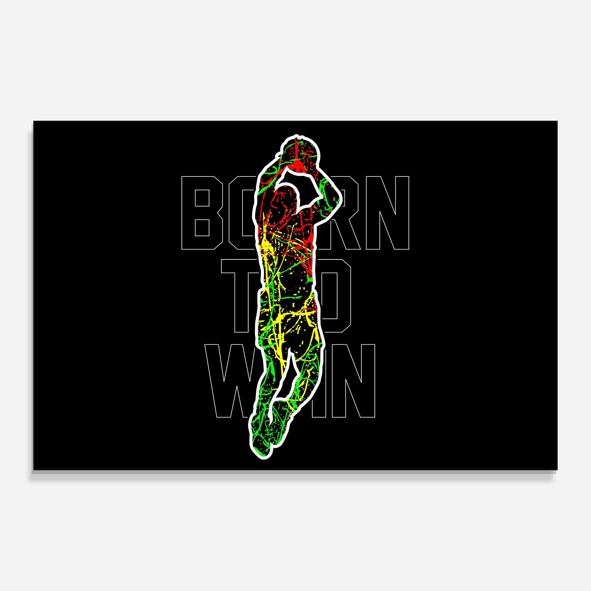 Tablou Sticla Basket Win mockup 0