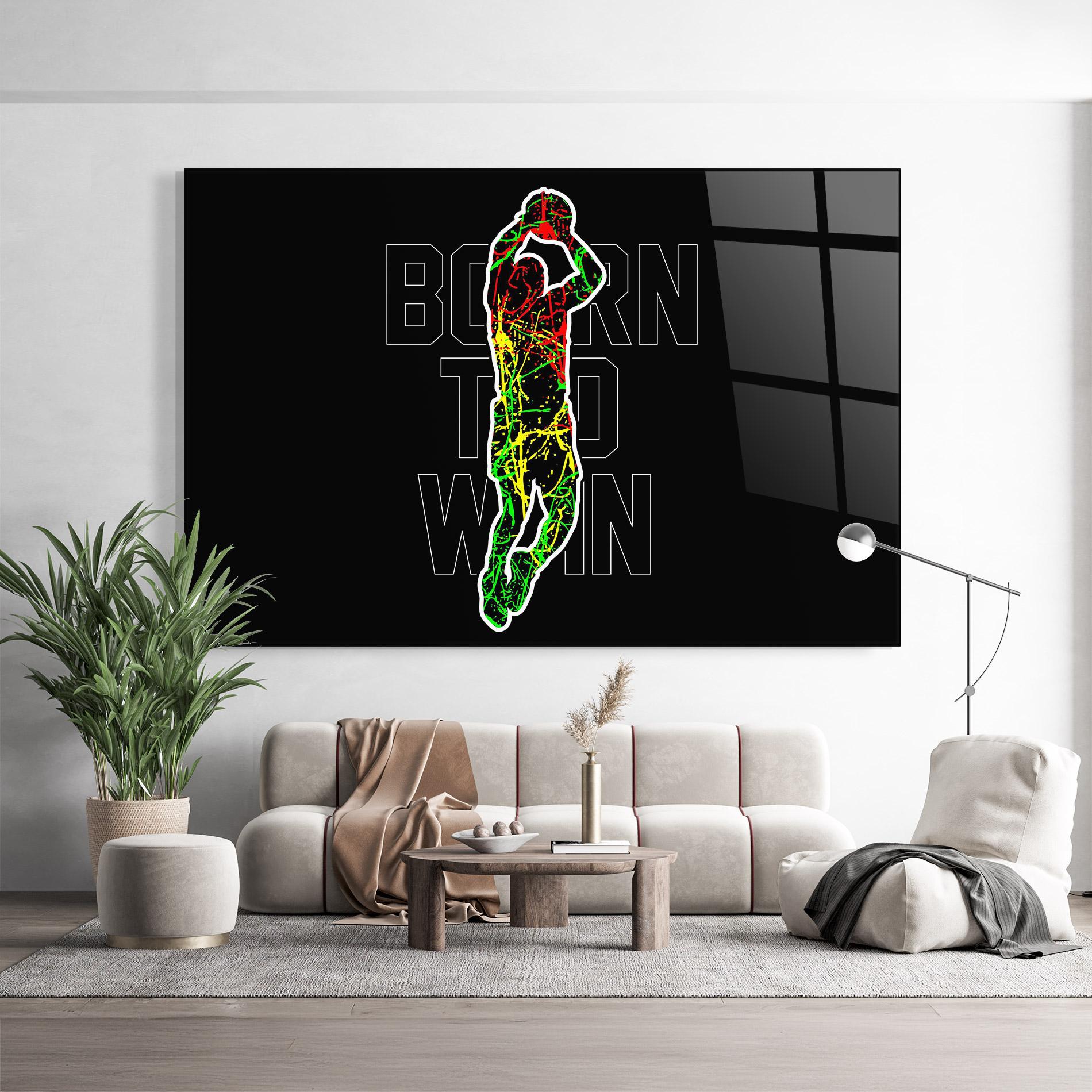 Tablou Sticla Basket Win mockup 9