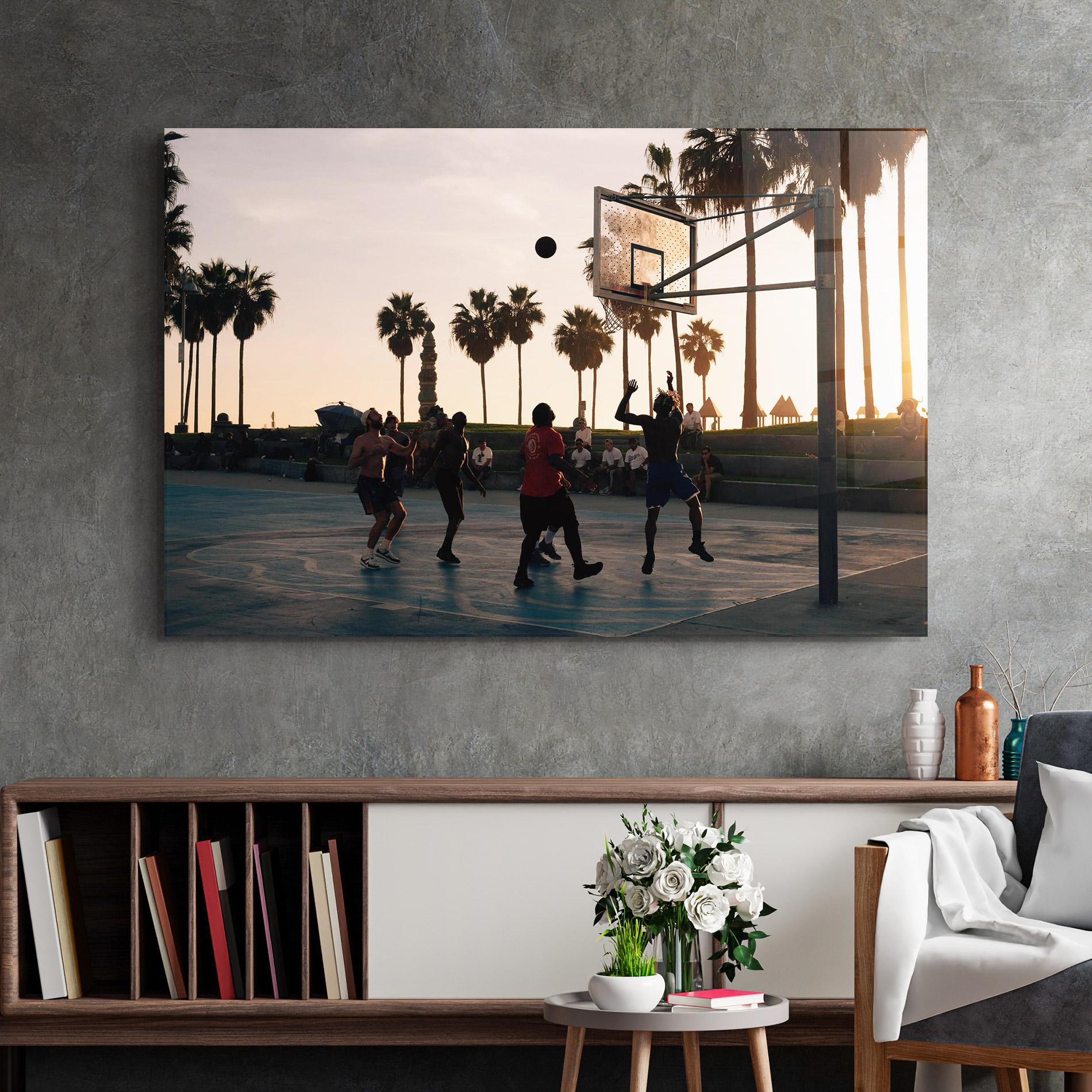 Tablou Sticla Basketball Friends mockup 2