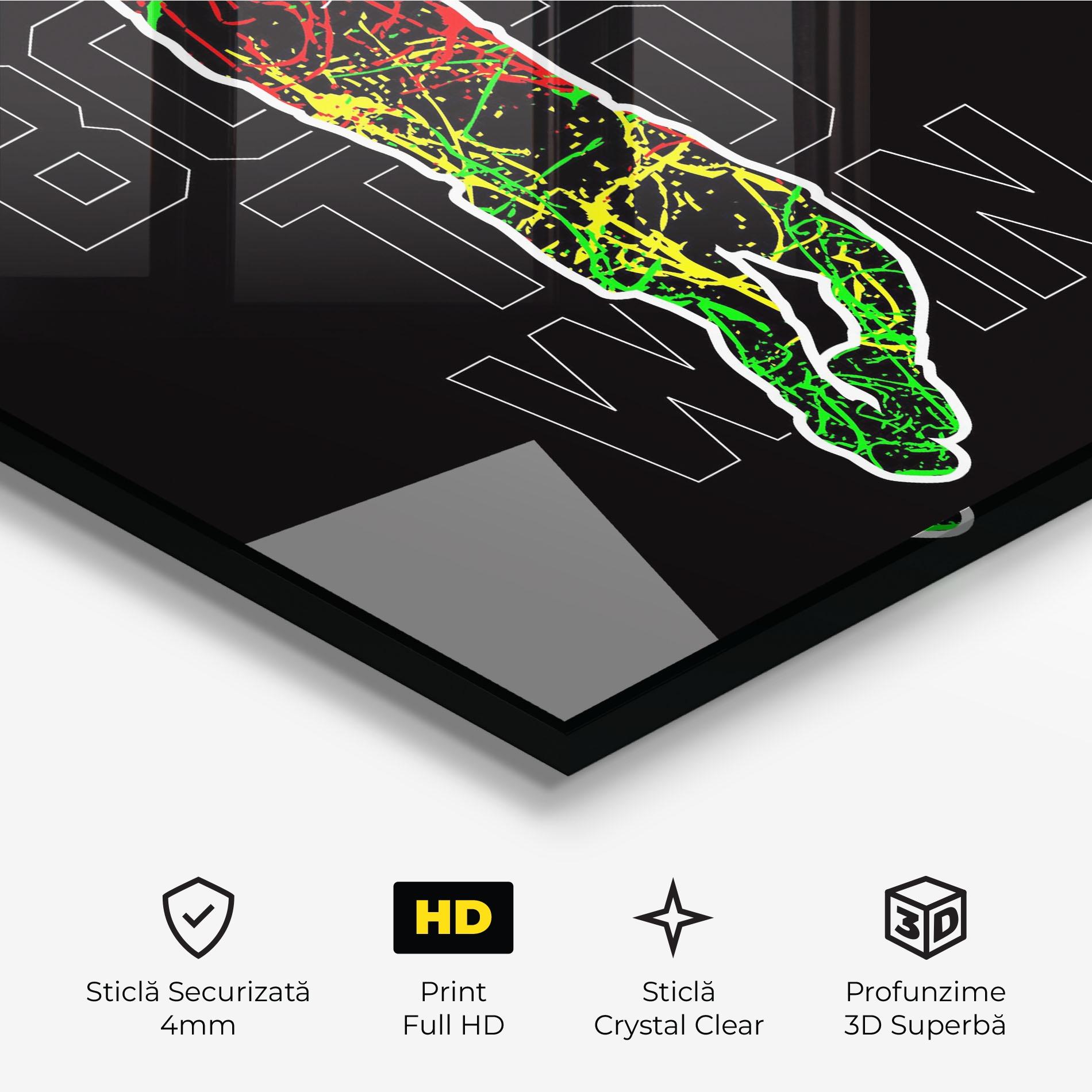 Tablou Sticla Basket Win mockup 3