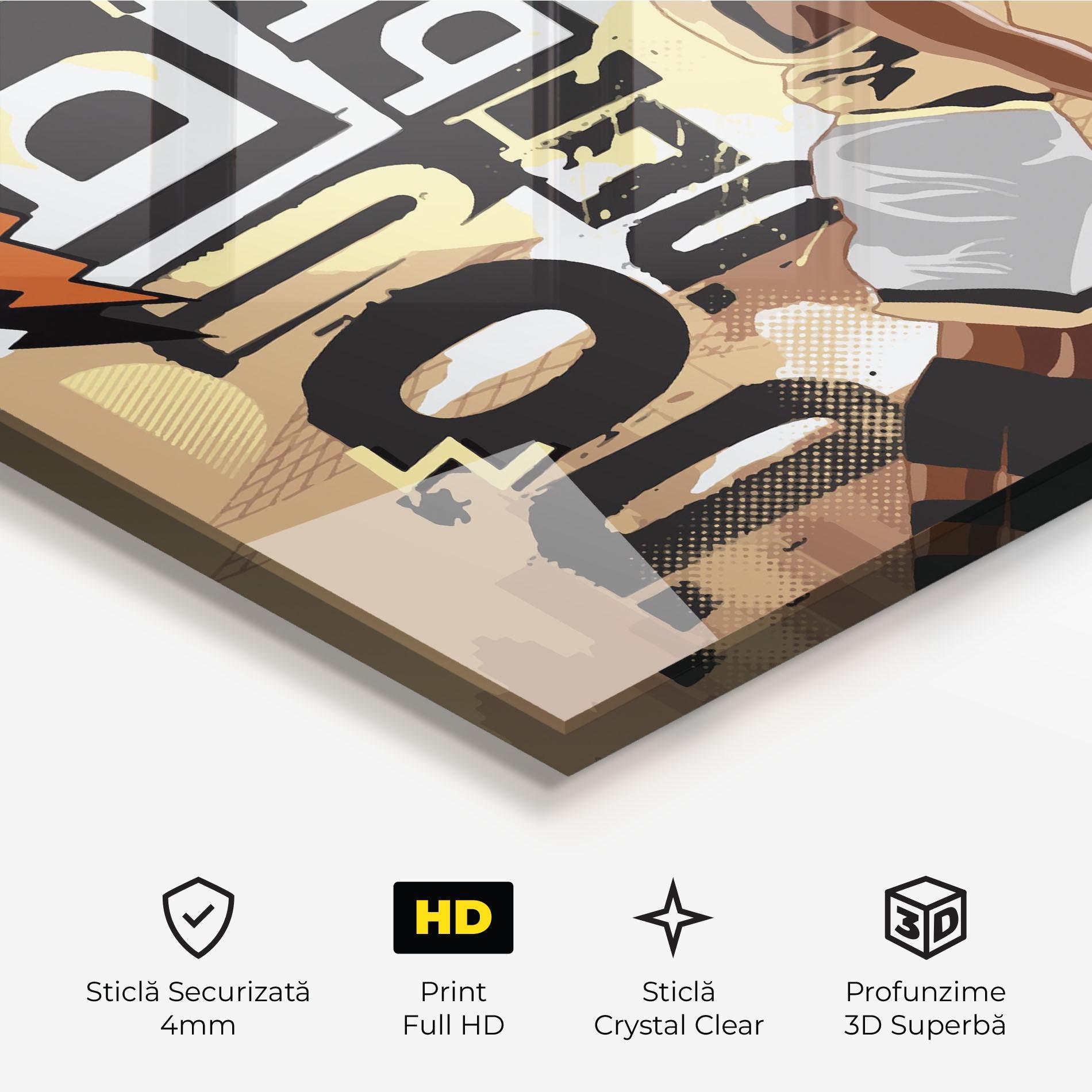 Tablou Sticla Double Dribble mockup 3