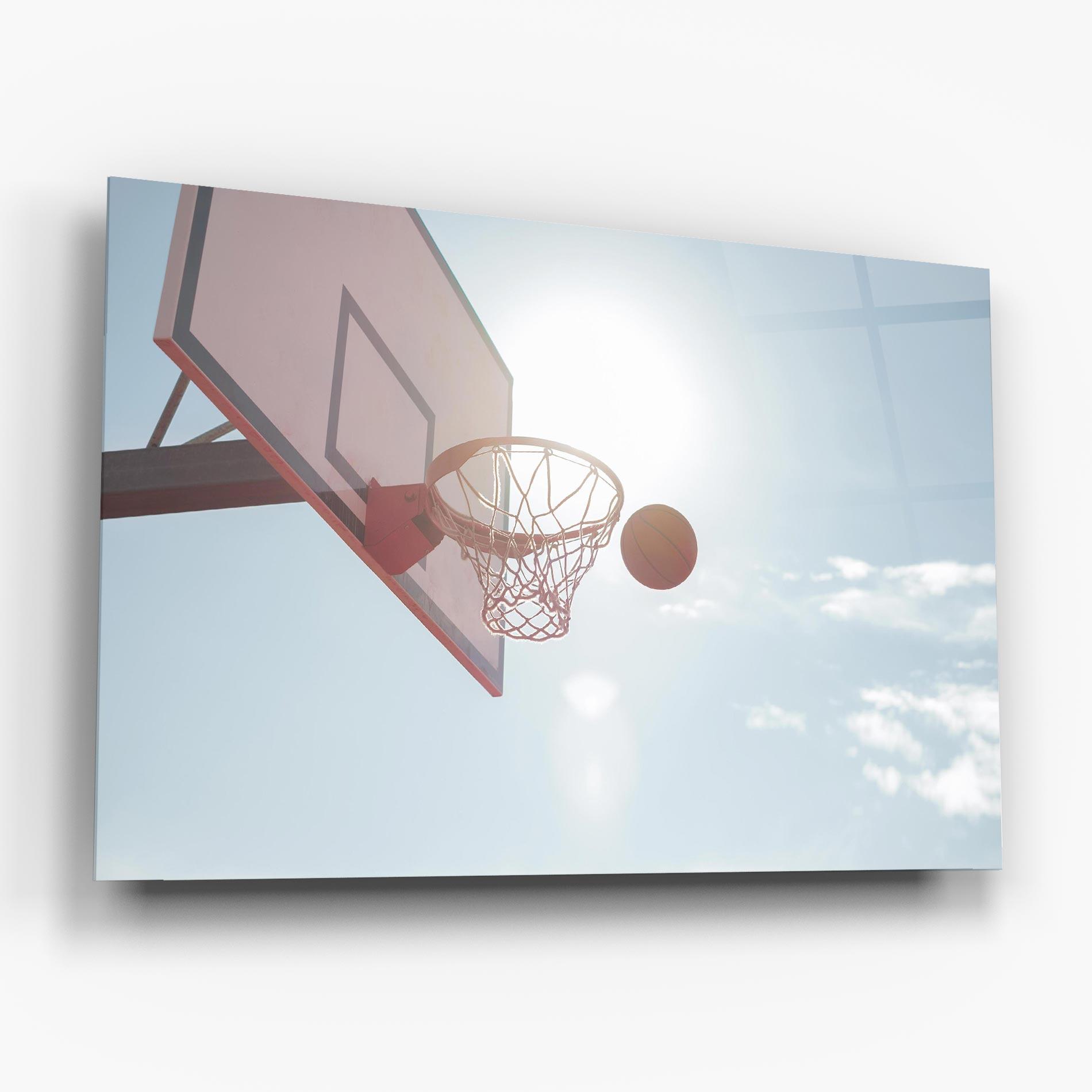Tablou Sticla Basketball Hoop mockup 6