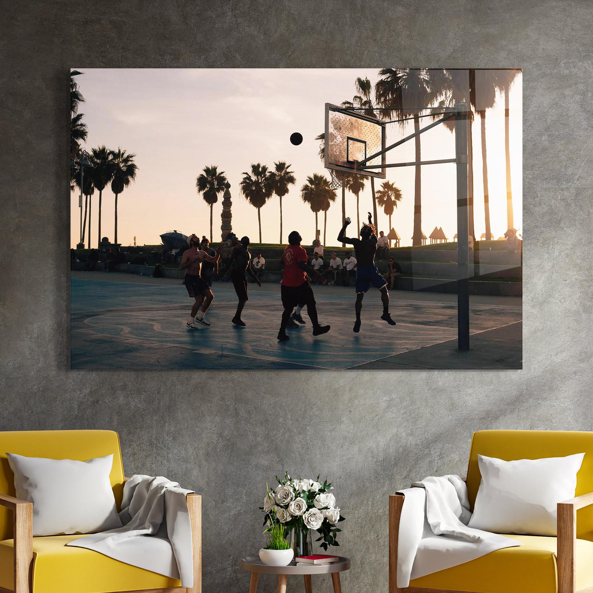 Tablou Sticla Basketball Friends mockup 4