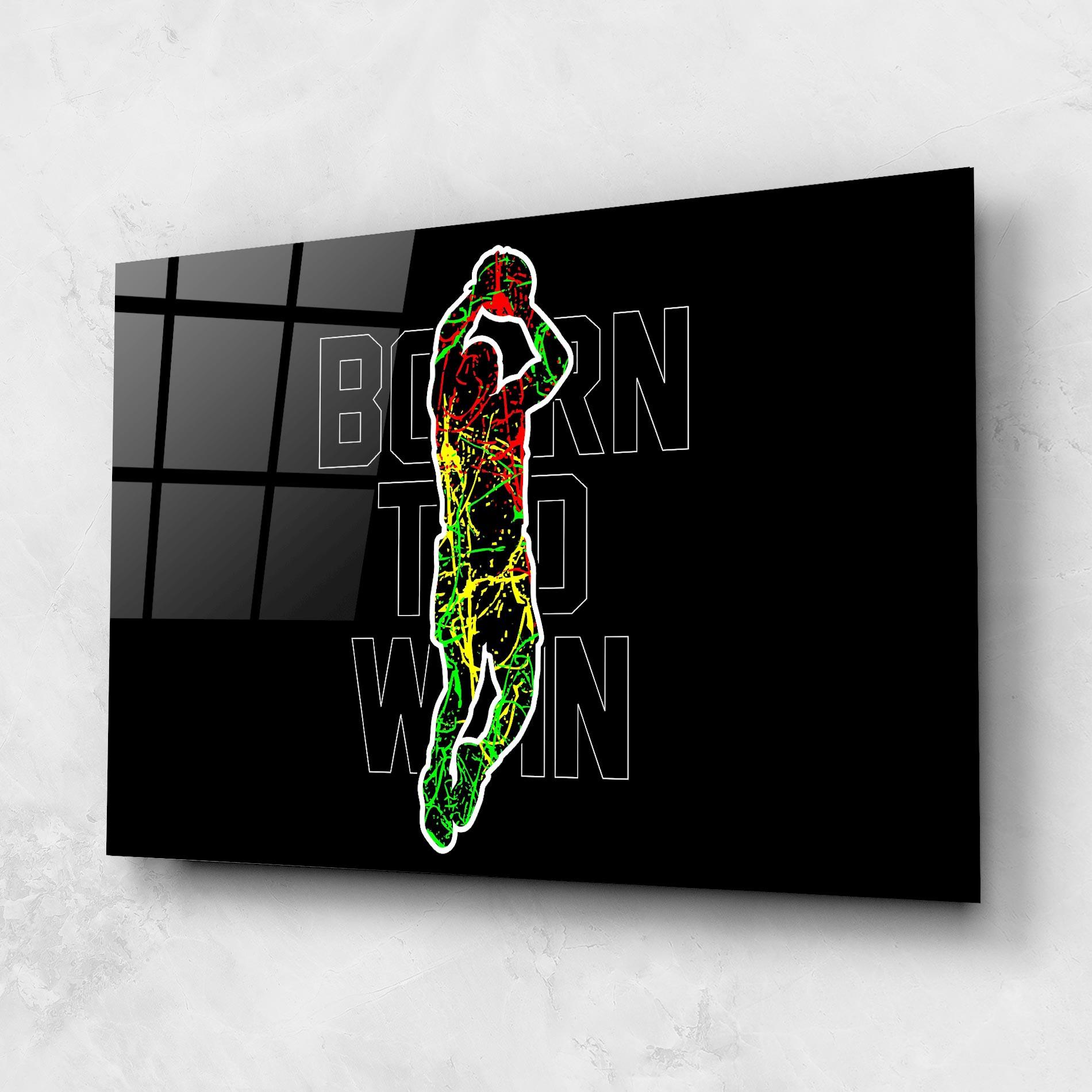 Tablou Sticla Basket Win mockup 1