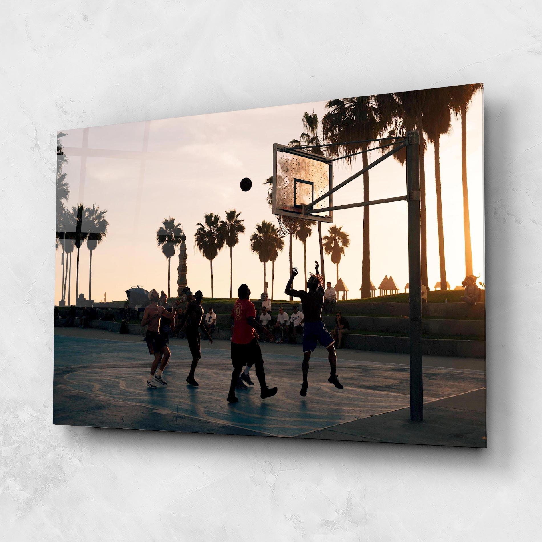 Tablou Sticla Basketball Friends mockup 1
