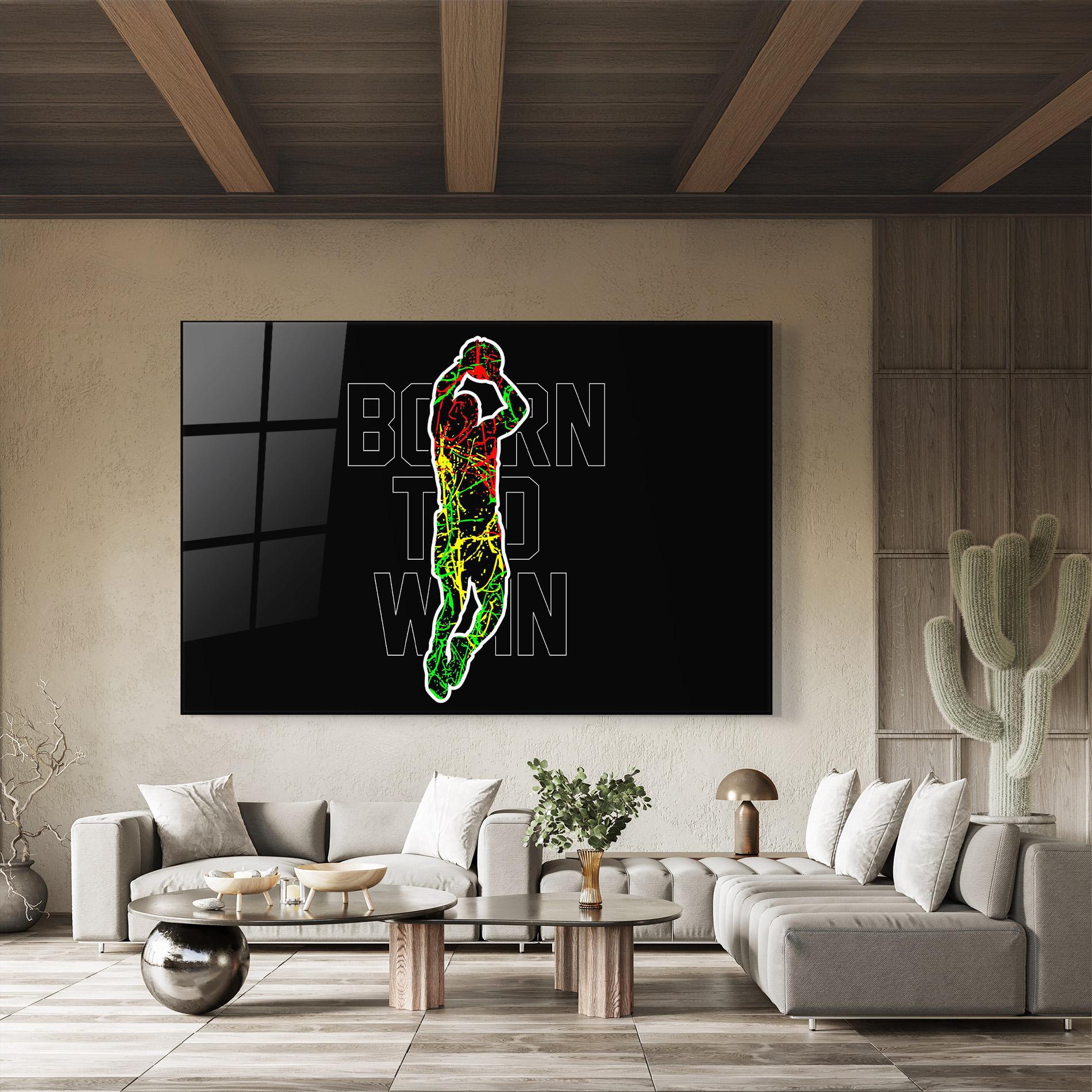 Tablou Sticla Basket Win mockup 8